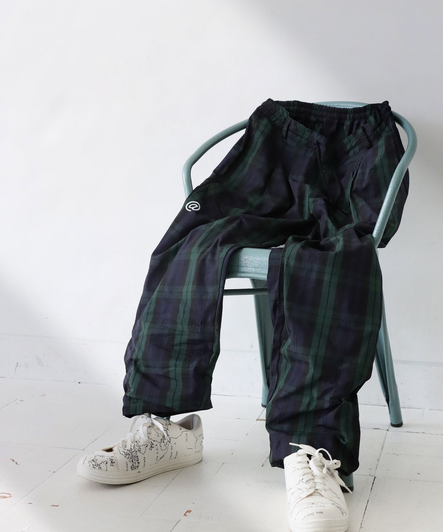 STCH × ANTIQUA GOLF UK -Style Check Logo Pants Ladies