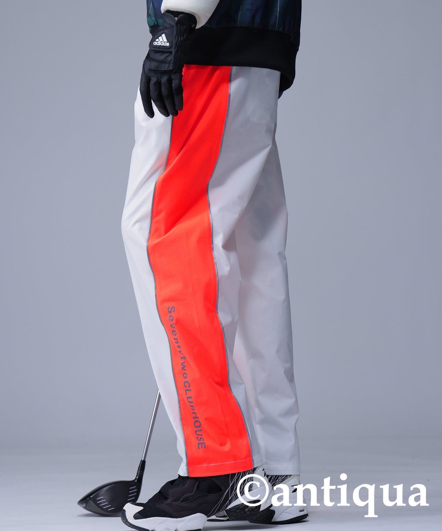 STCH×ANTIQUA GOLF Line Design Pants Men's