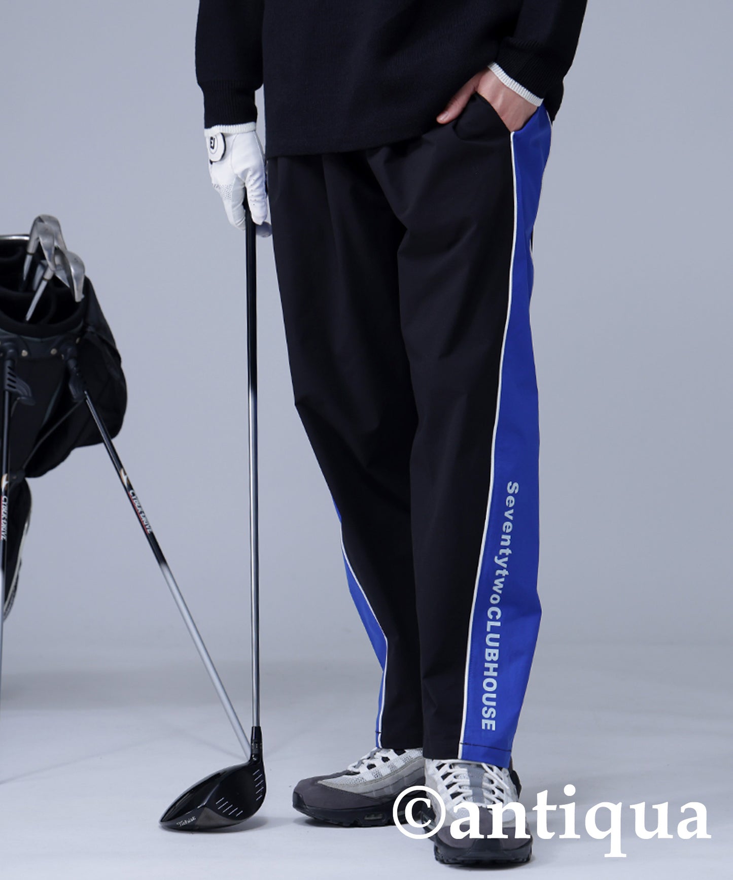 STCH×ANTIQUA GOLF Line Design Pants Men's