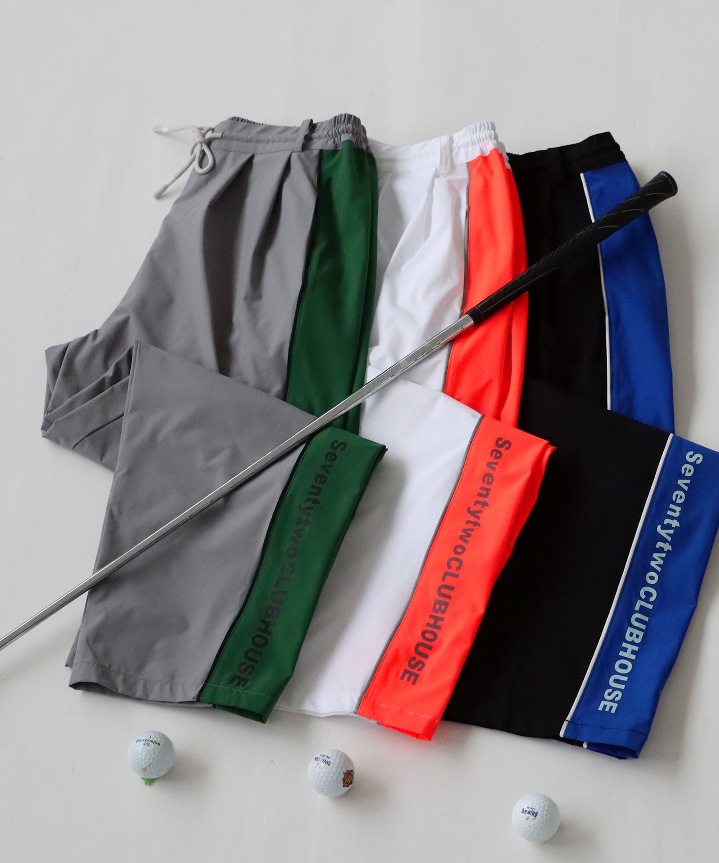 STCH×ANTIQUA GOLF Line Design Pants Men's