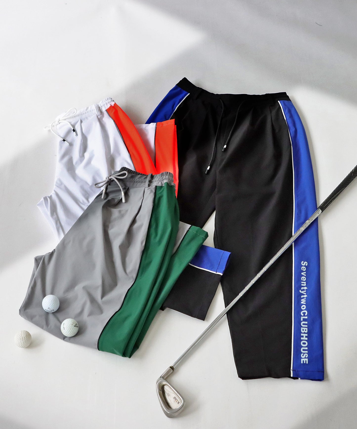 STCH×ANTIQUA GOLF Line Design Pants Men's