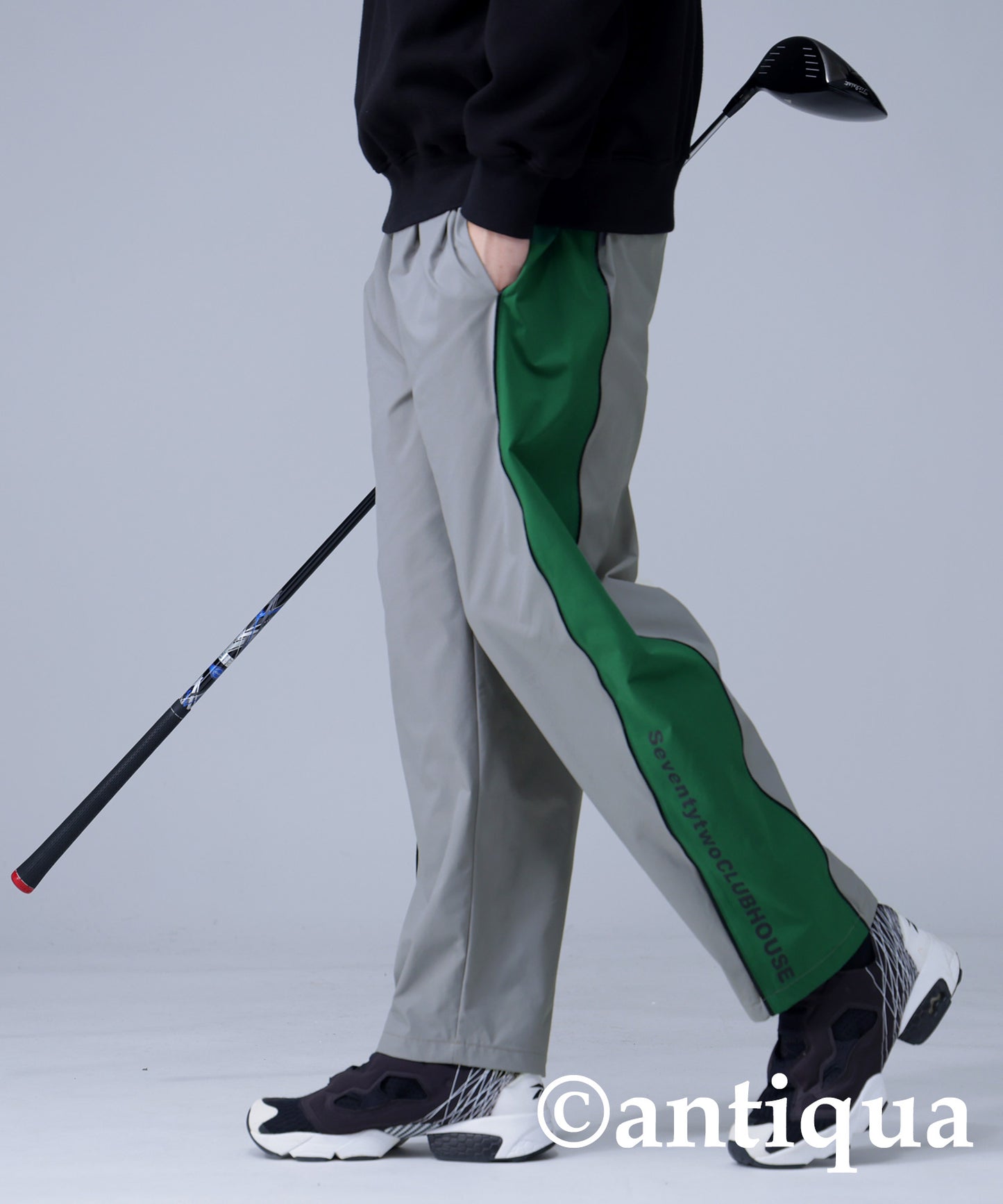 STCH×ANTIQUA GOLF Line Design Pants Men's