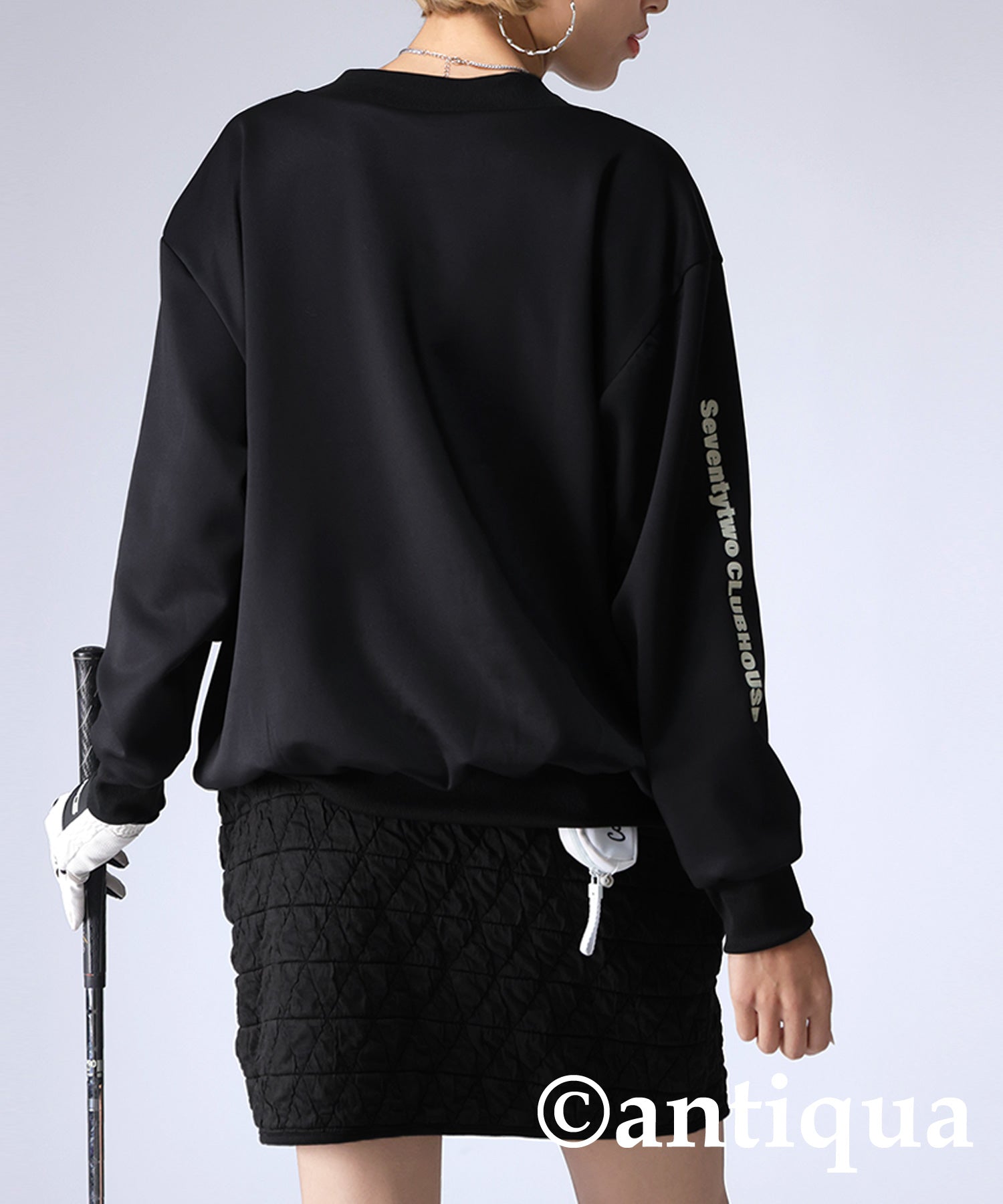 ANTIQUA GOLF×STCH Zip Pocket Tops Ladies | Japanese fashion brand