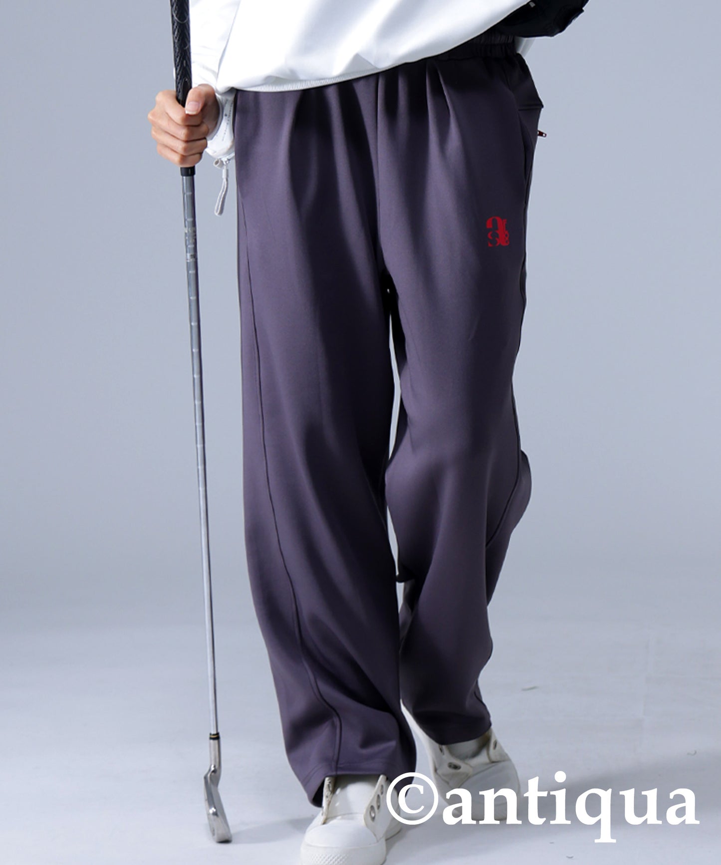 ANTIQUA GOLF×STCH Zip Pocket Design Pants Ladies