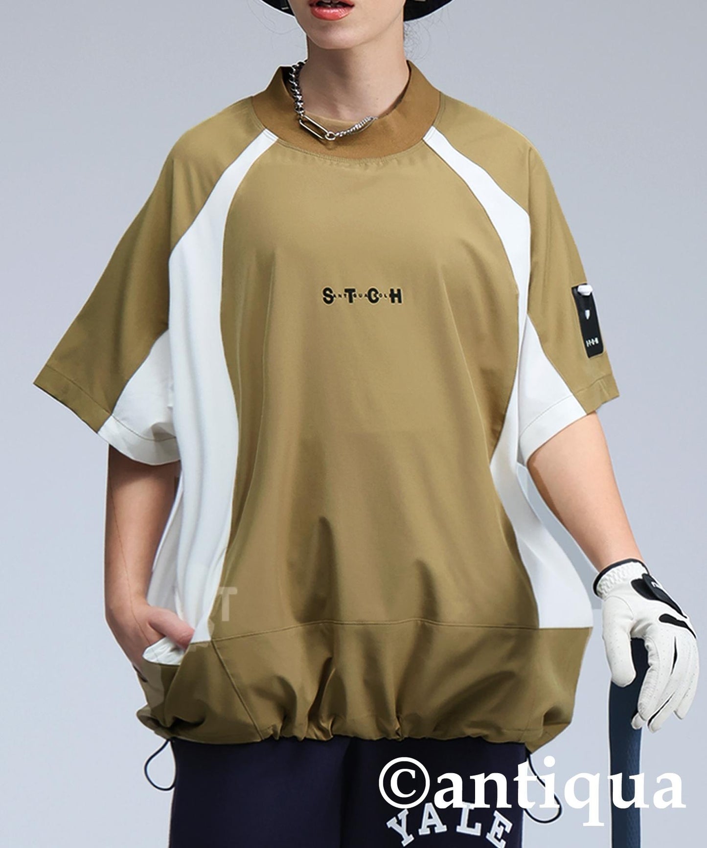 ANTIQUA GOLF×STCH Game Shirt With Drawstring Ladies