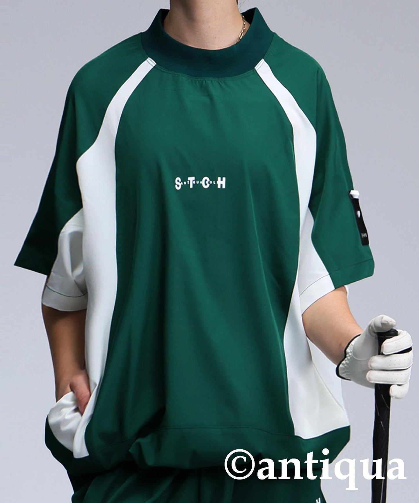 ANTIQUA GOLF×STCH Game Shirt With Drawstring Ladies