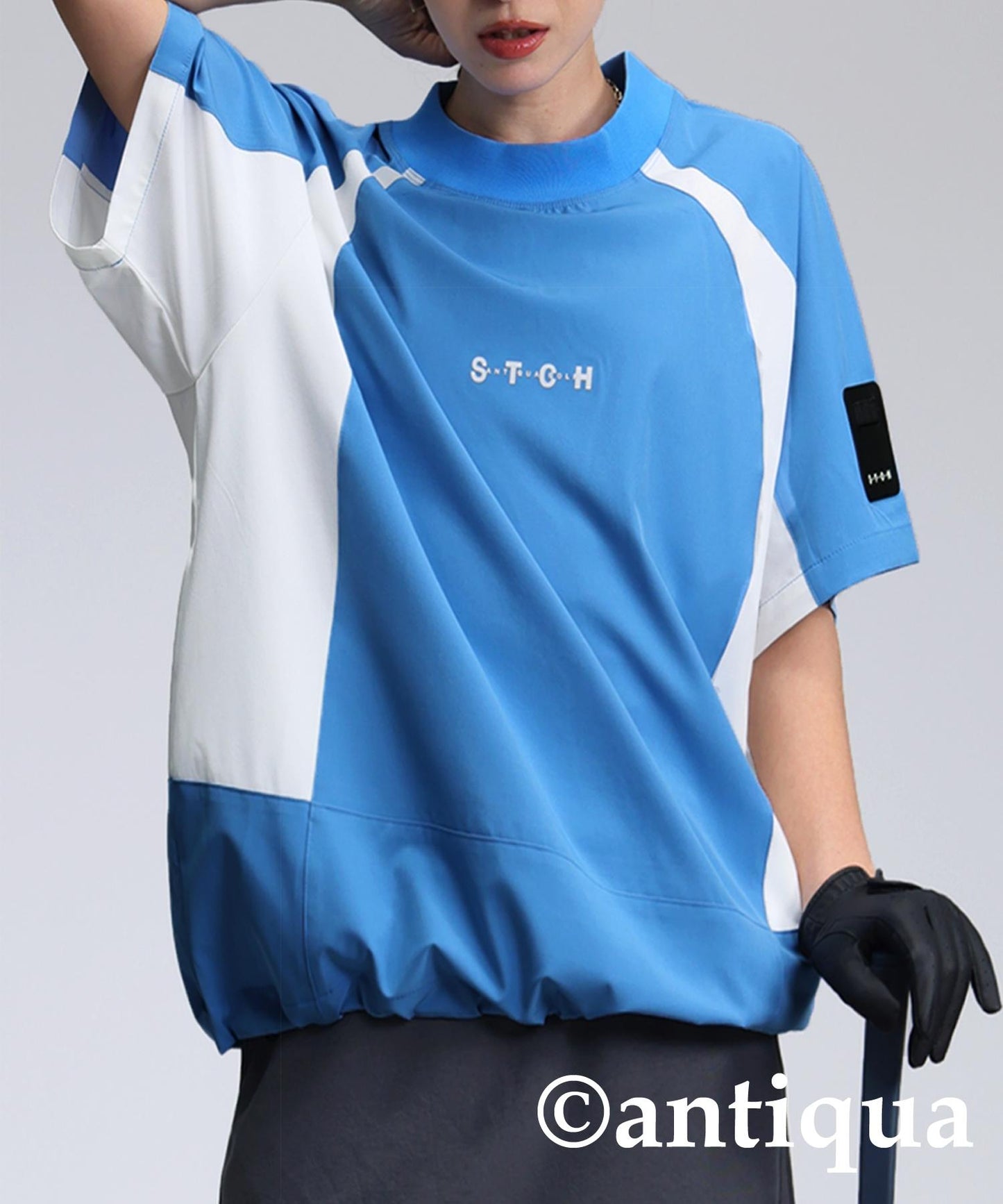 ANTIQUA GOLF×STCH Game Shirt With Drawstring Ladies