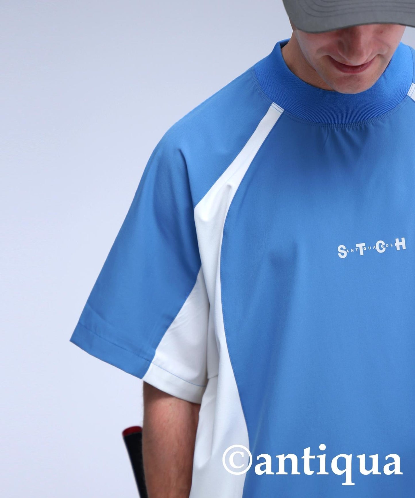 ANTIQUA GOLF×STCH Game Shirt With Drawstring Men's