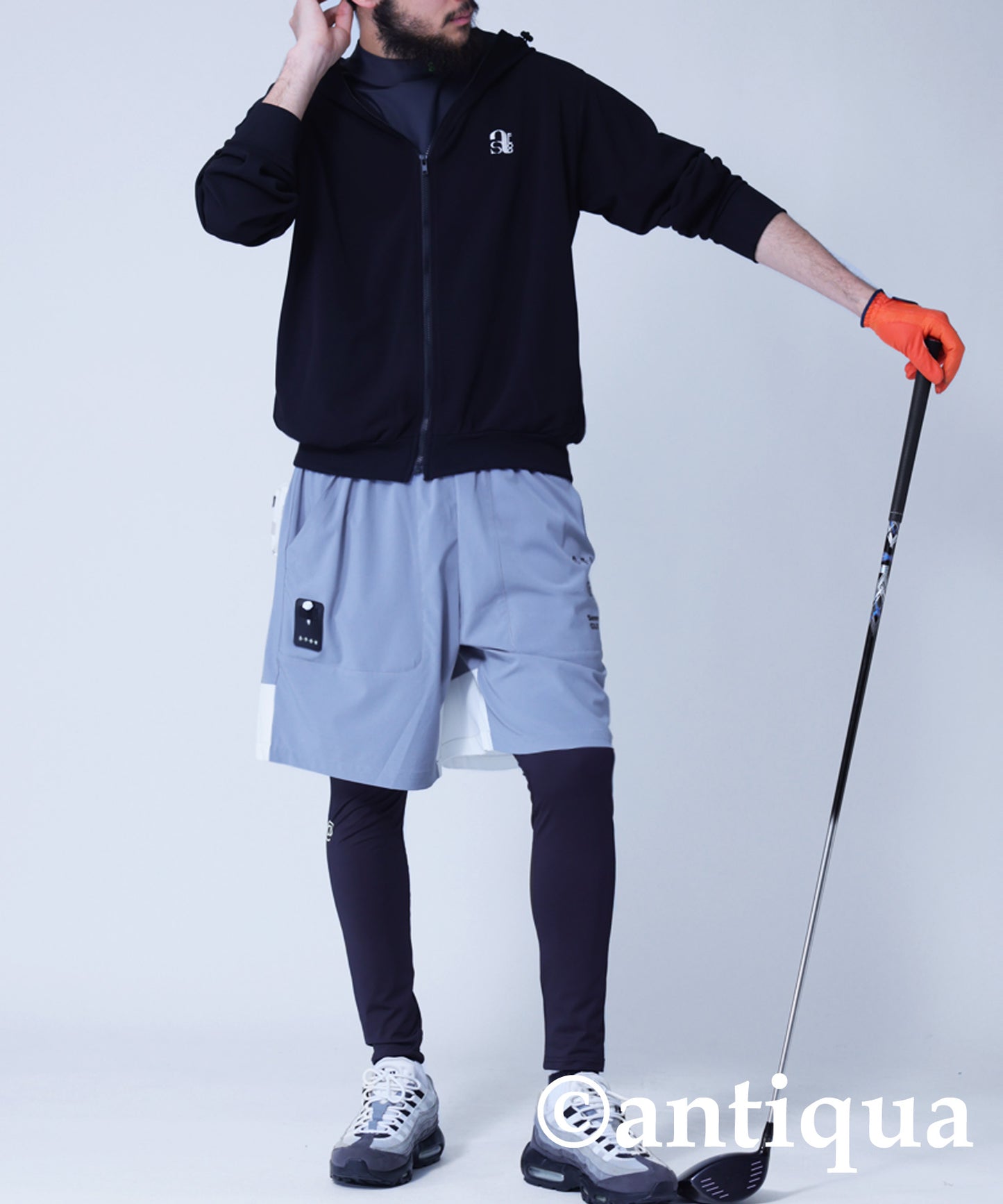 ANTIQUA GOLF×STCH Logo Shorts Men's