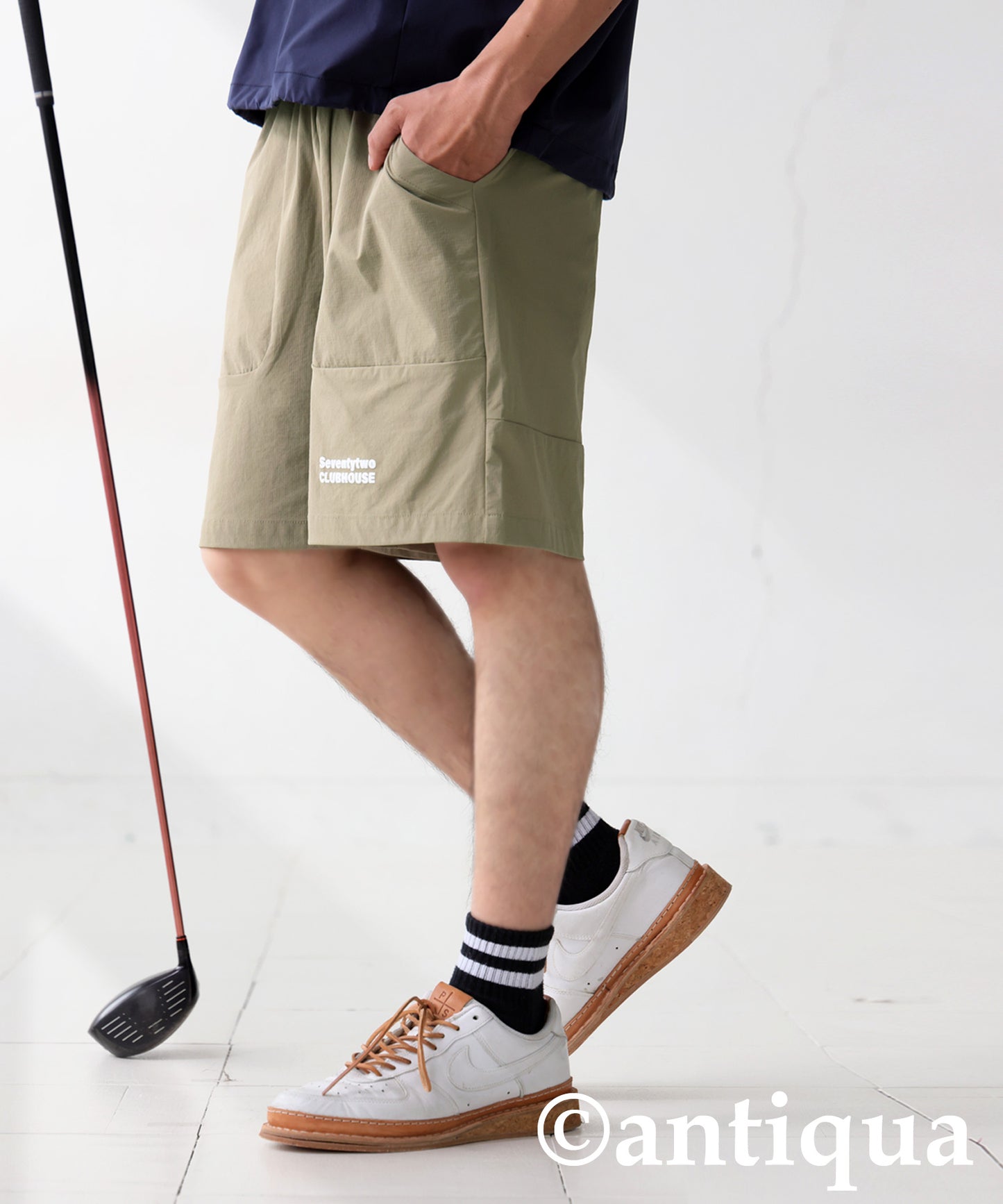 ANTIQUA GOLF×STCH Half Pants Men's