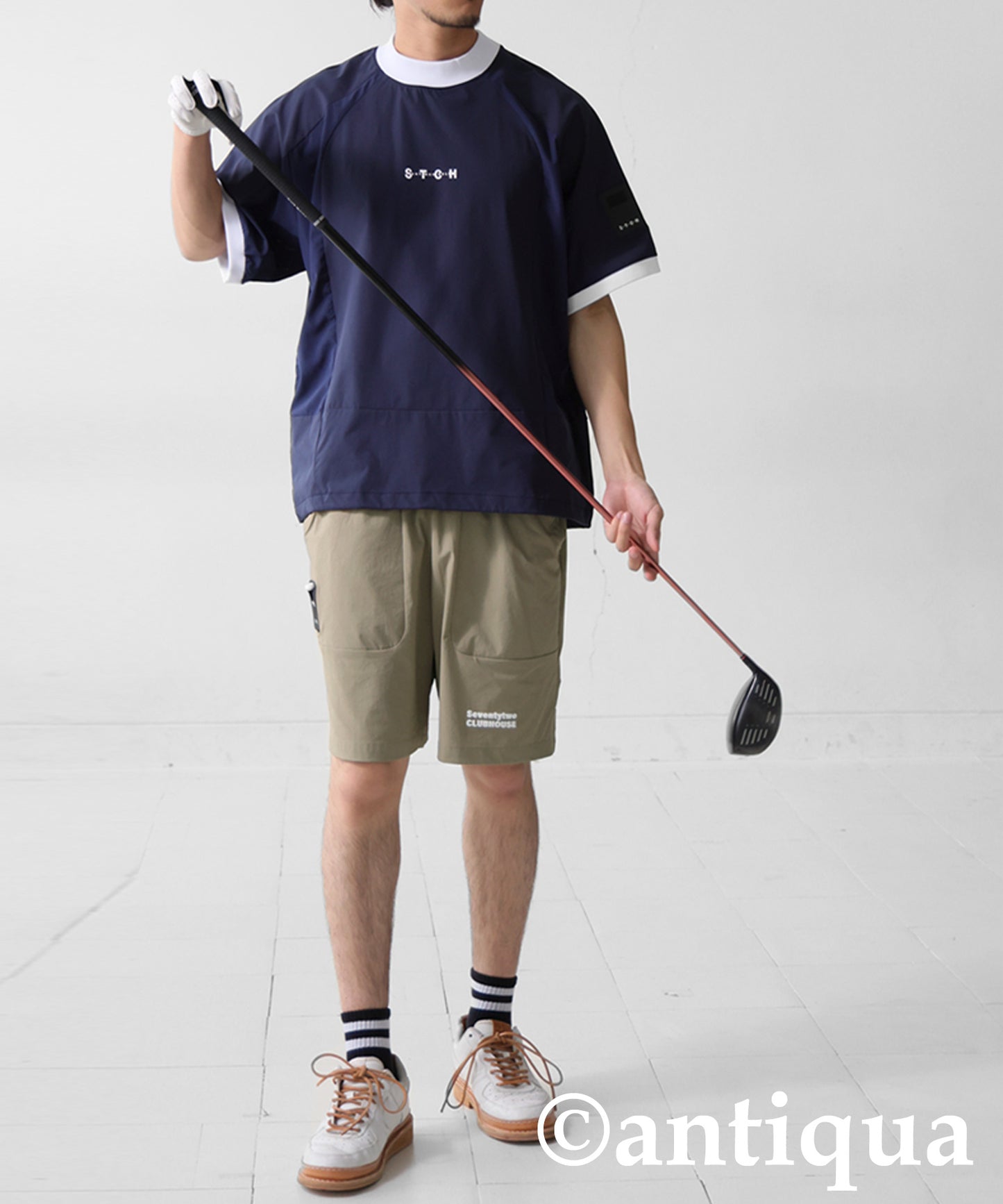 ANTIQUA GOLF×STCH Half Pants Men's