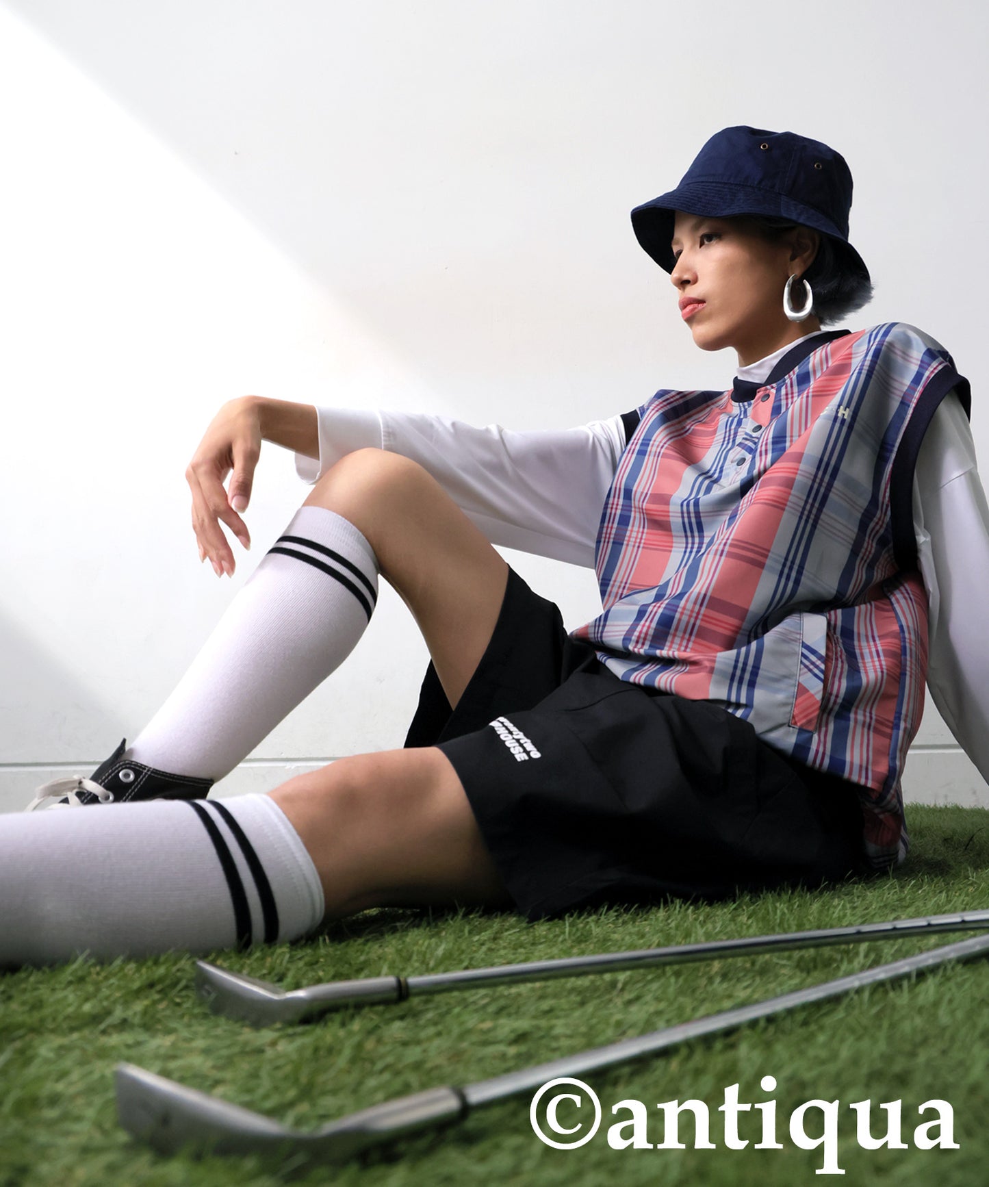 ANTIQUA GOLF×STCH Half Pants Ladies