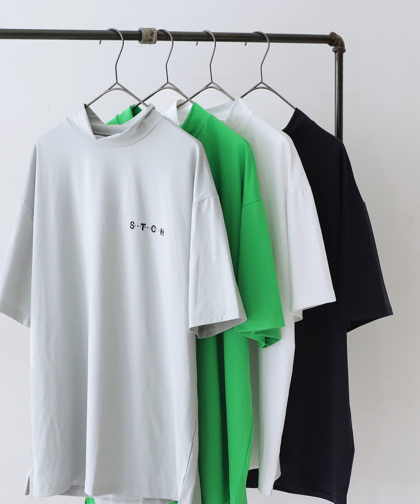 ANTIQUA GOLF×STCH Back Logo T-Shirt Men's