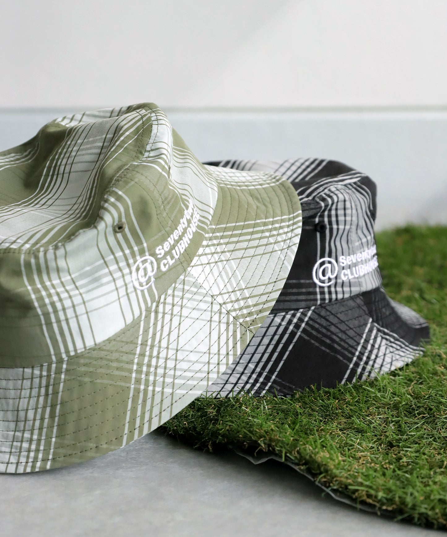 ANTIQUA GOLF×STCH Plaid Hat Ladies