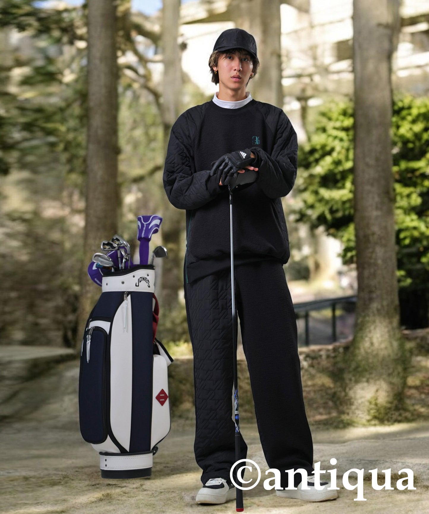 ANTIQUA GOLF×STCH Quilting Pants Men's