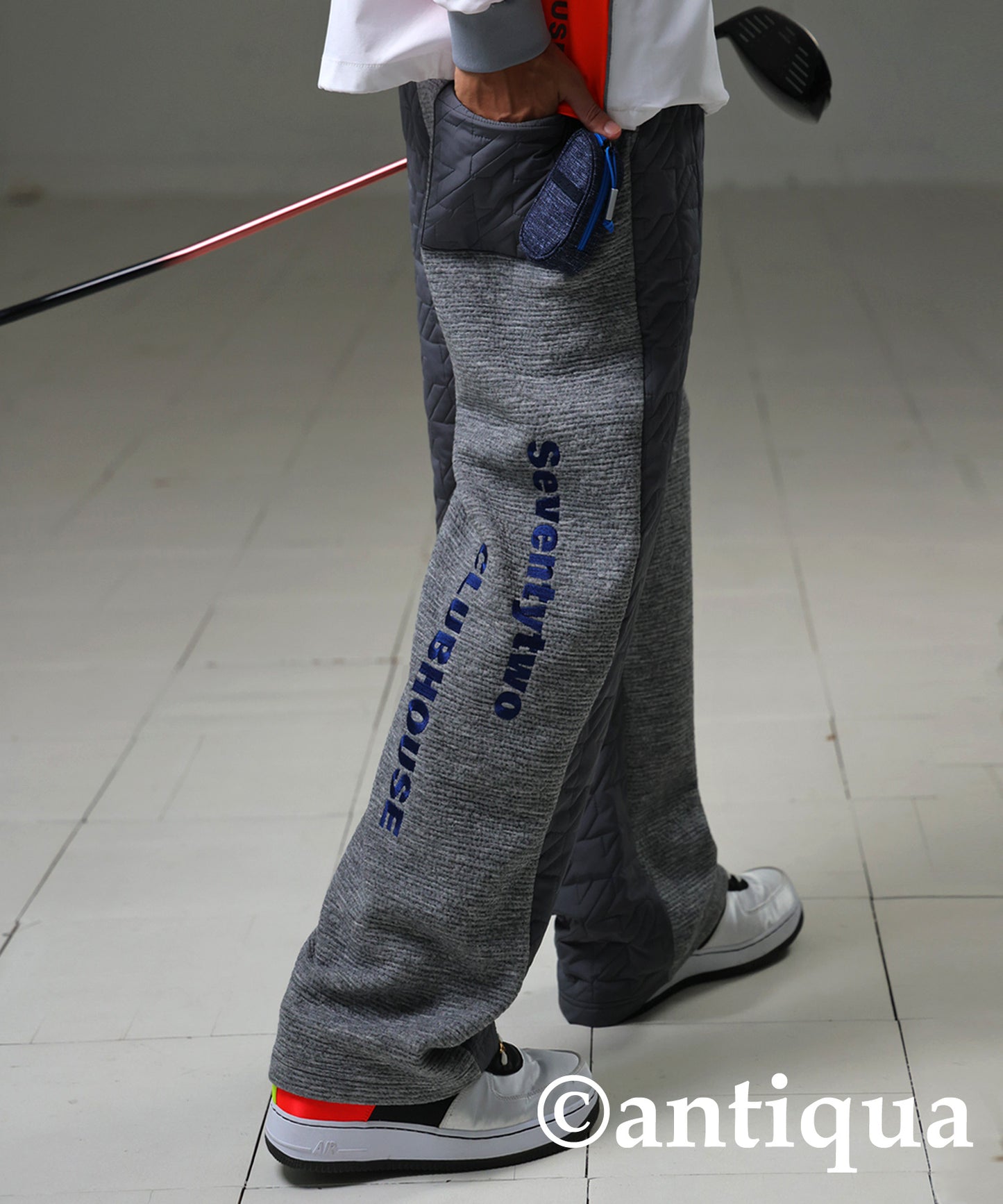 ANTIQUA GOLF×STCH Quilting Pants Men's