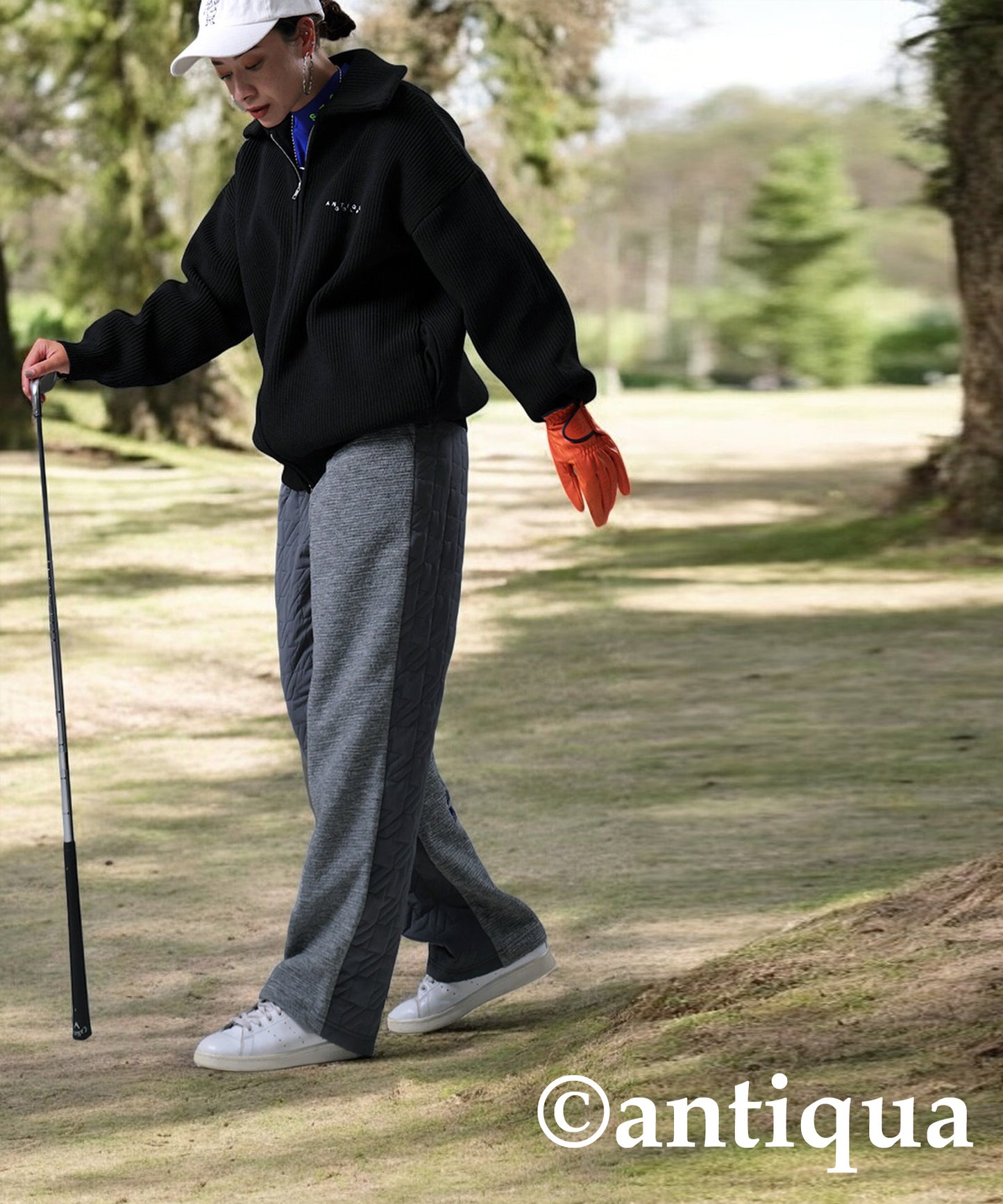 ANTIQUA GOLF×STCH Quilting Pants Ladies