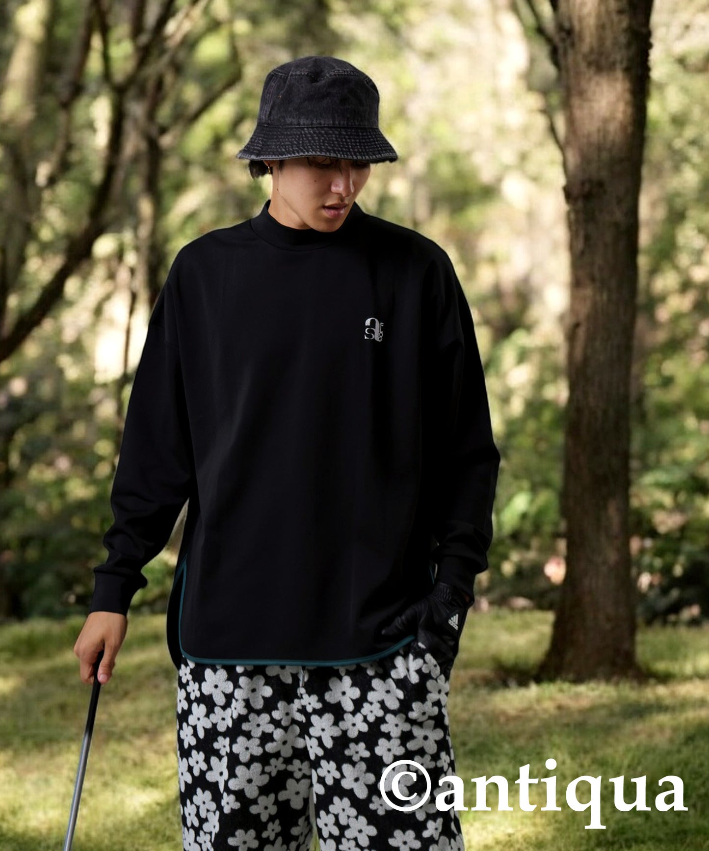 ANTIQUA GOLF×STCH Quilted Piping Tops Men's