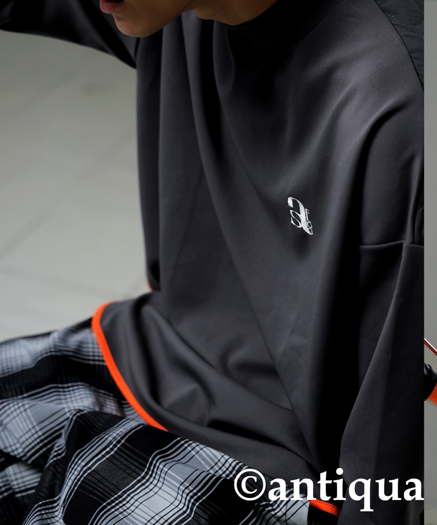 ANTIQUA GOLF×STCH Quilted Piping Tops Men's