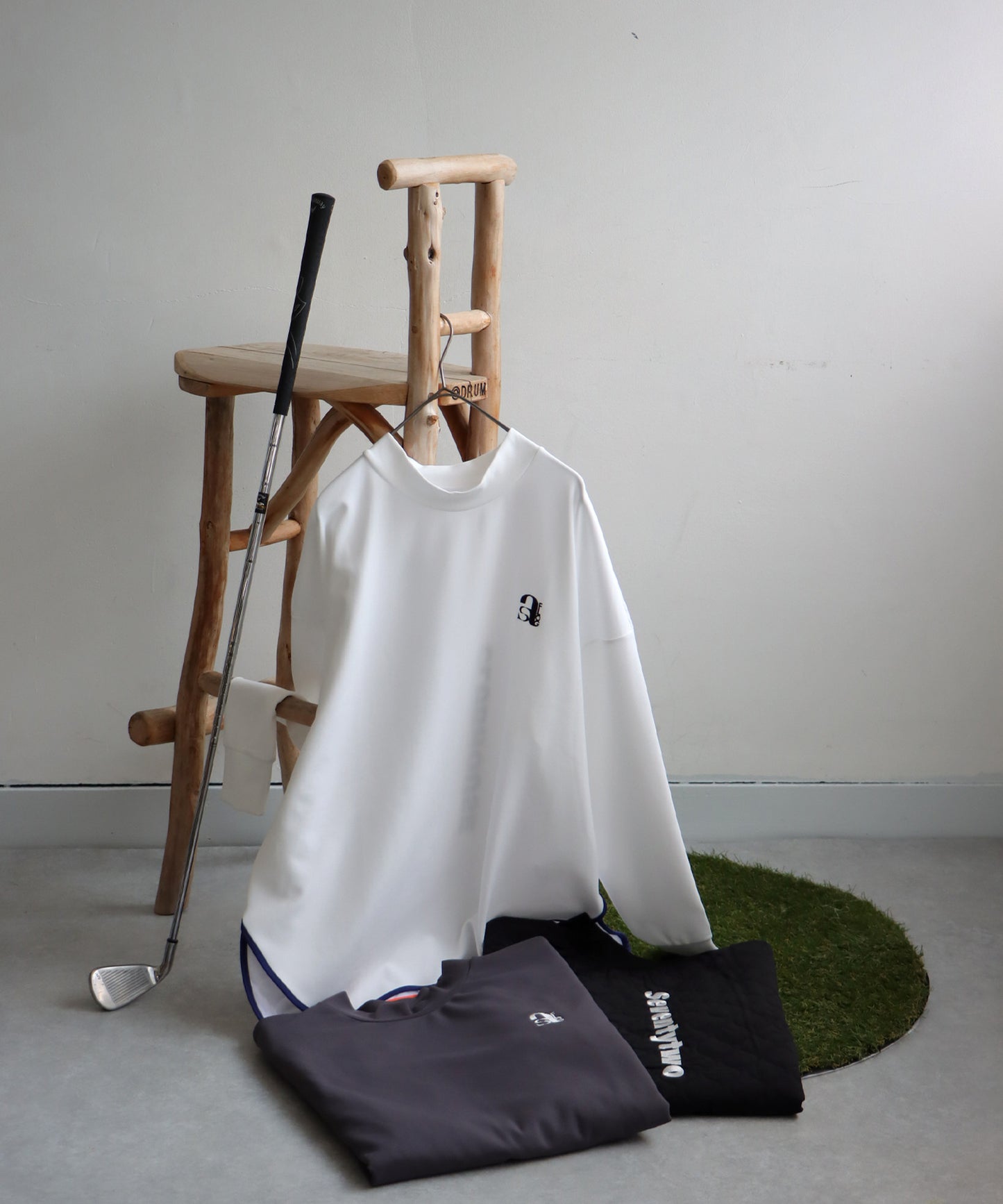 ANTIQUA GOLF×STCH Quilted Piping Tops Men's