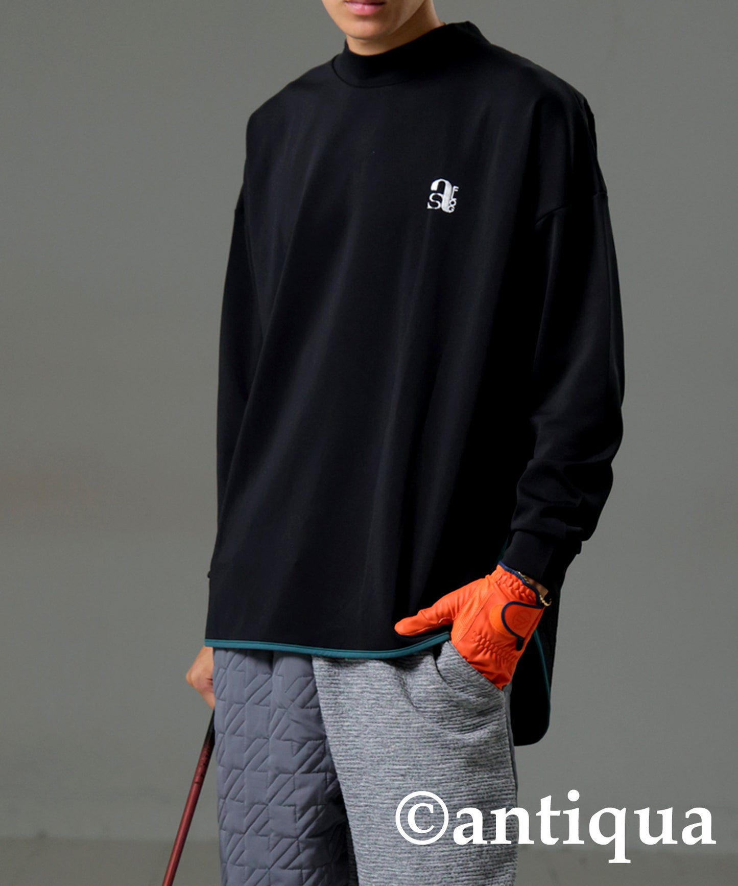 ANTIQUA GOLF×STCH Quilted Piping Tops Men's