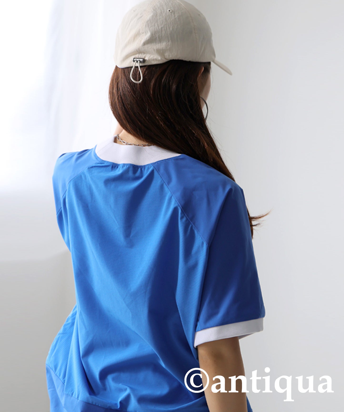 ANTIQUA GOLF×STCH Drawstring Cap Ladies