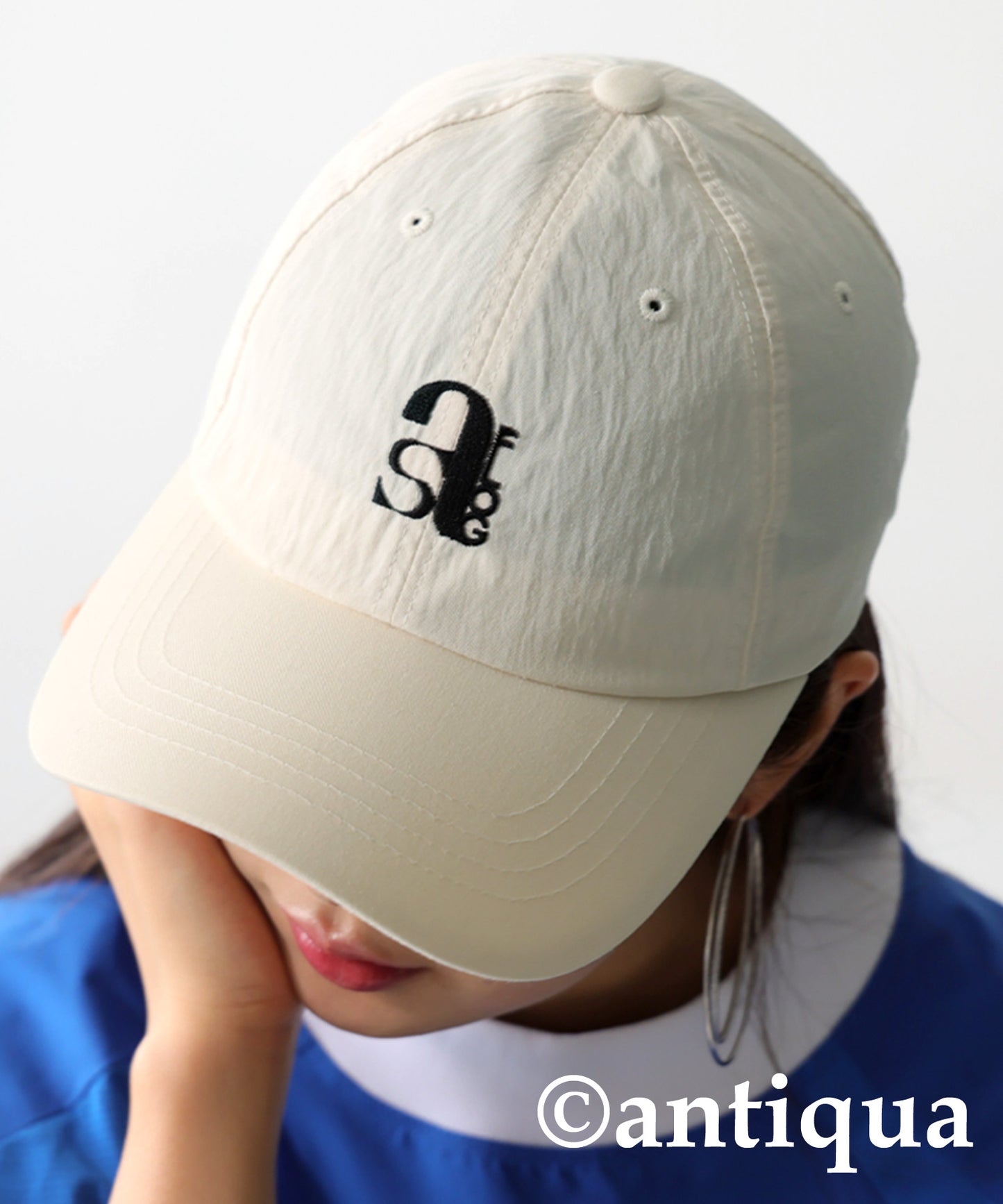 ANTIQUA GOLF×STCH Drawstring Cap Ladies