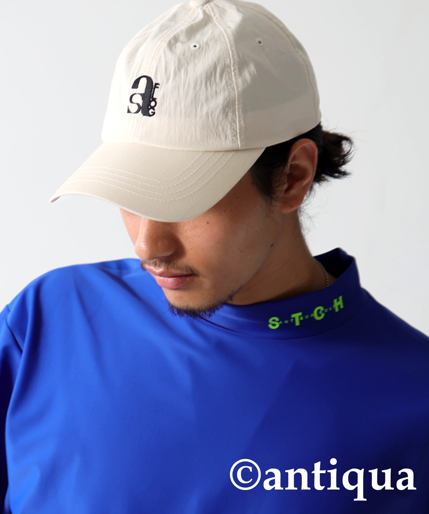 ANTIQUA GOLF×STCH Drawstring Cap Men's