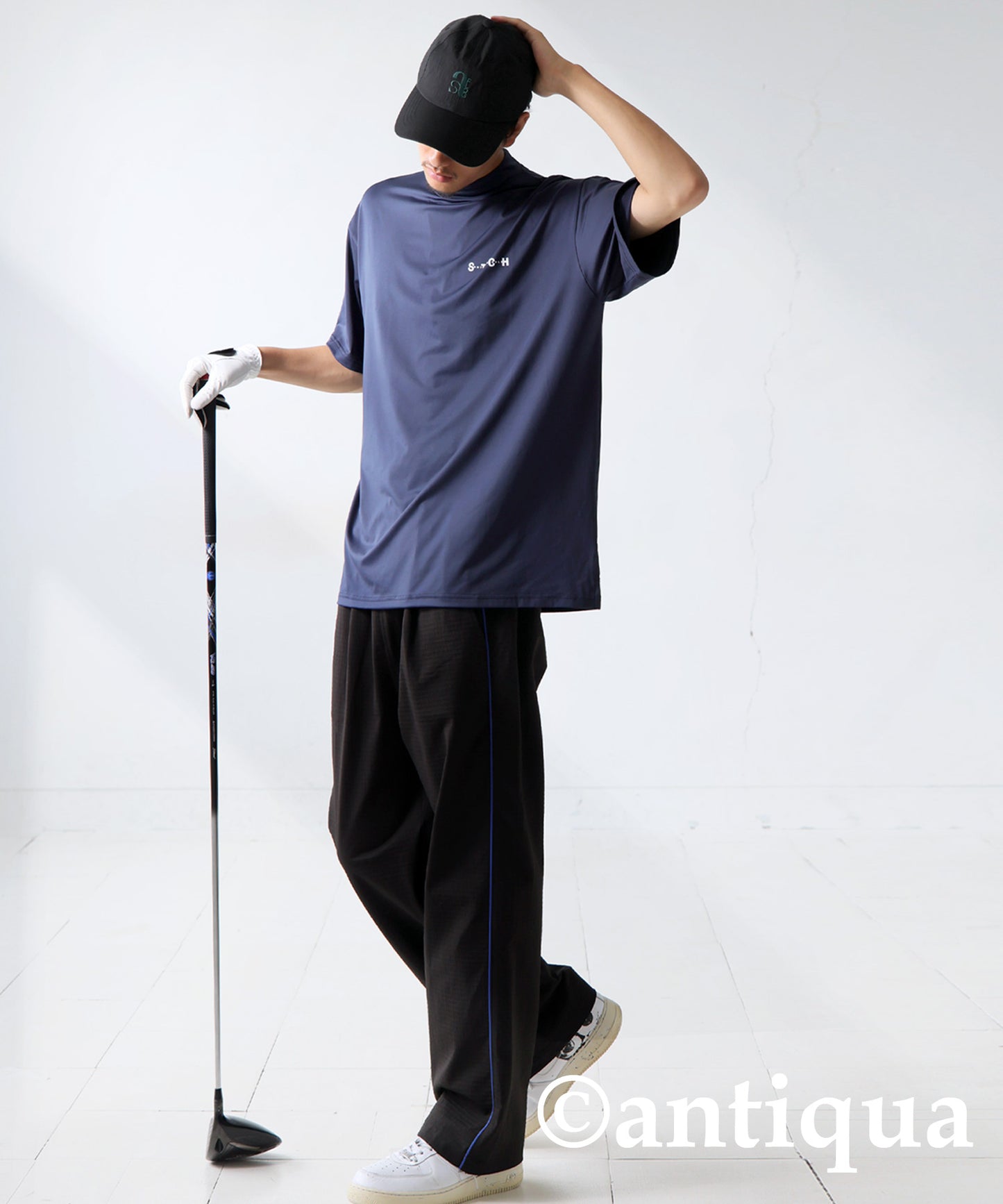 ANTIQUA GOLF×STCH Drawstring Cap Men's