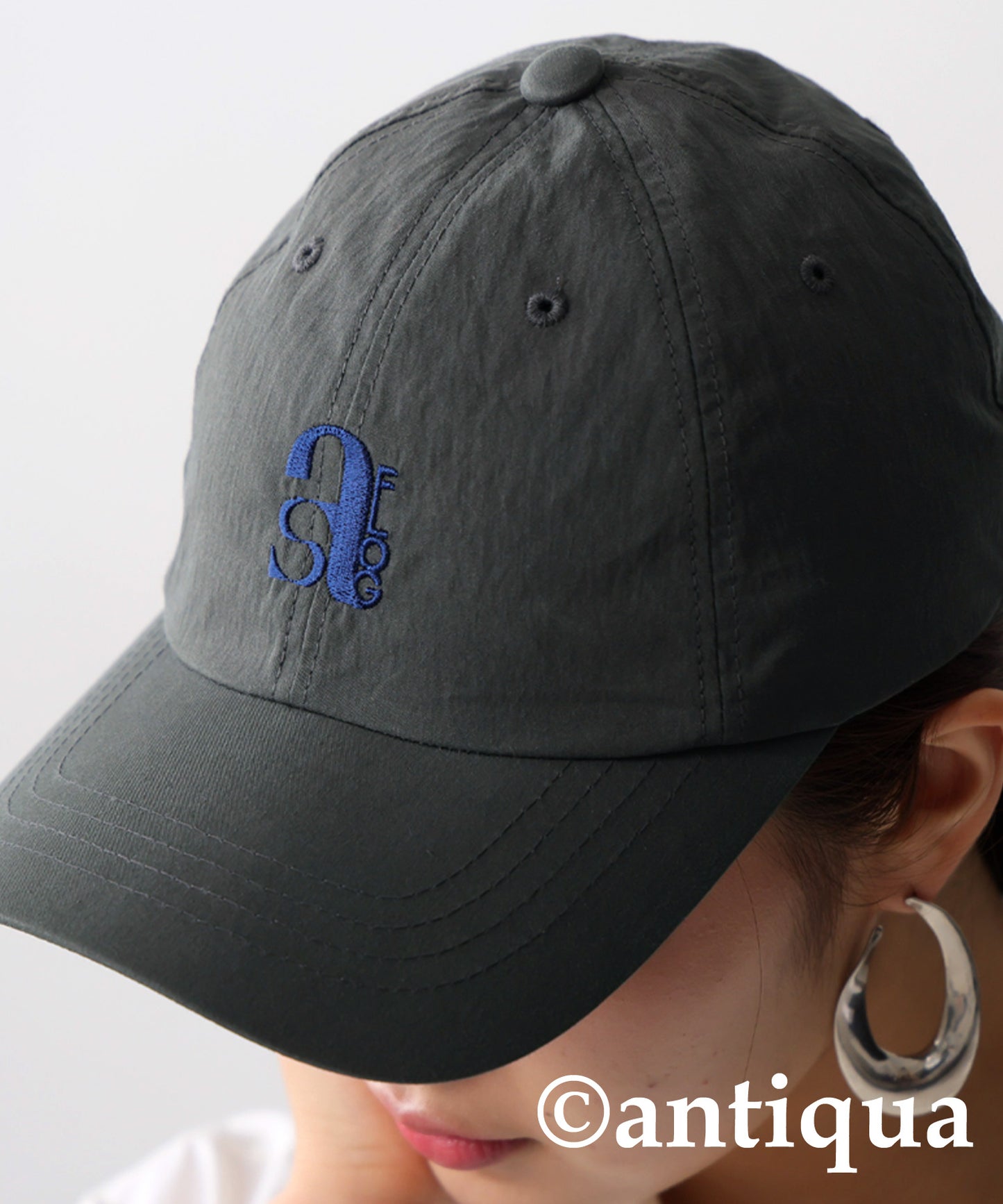 ANTIQUA GOLF×STCH Drawstring Cap Ladies