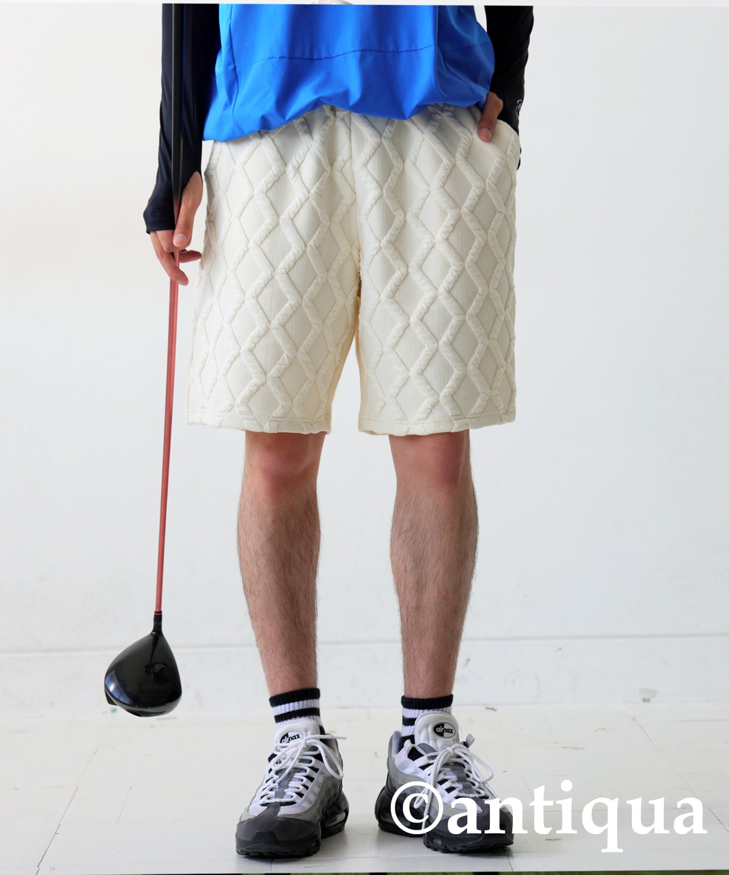 ANTIQUA GOLF×STCH Switchable Half Pants Men's