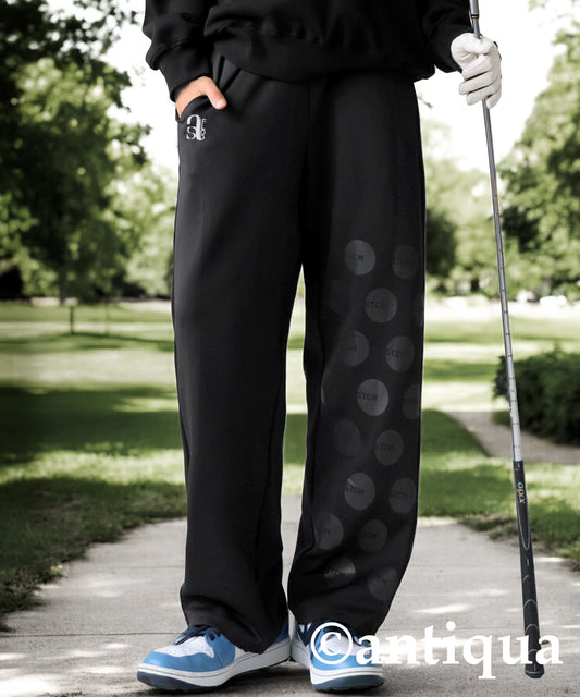 ANTIQUA GOLF×STCH Dot Design Stretch Pants Ladies