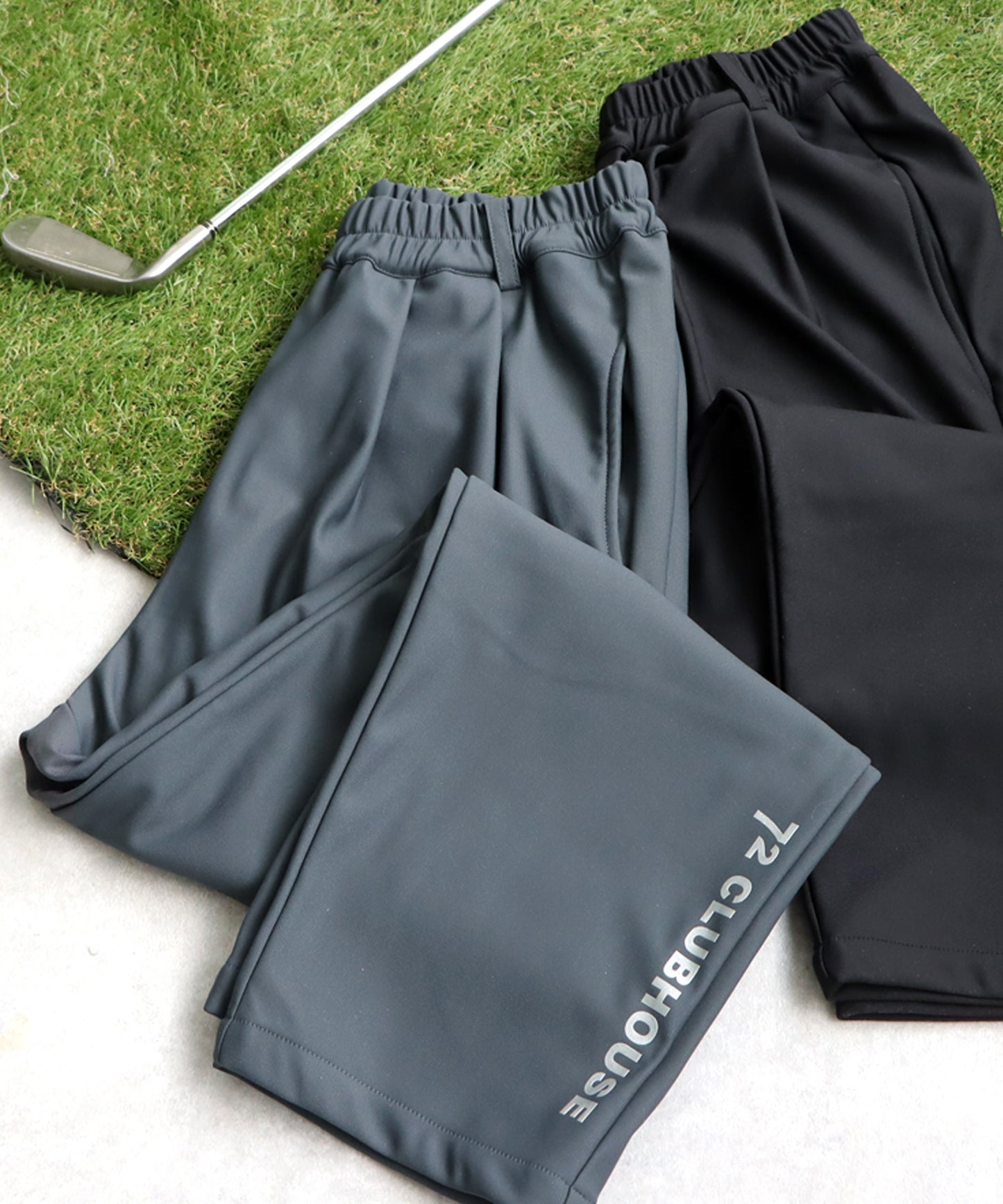 ANTIQUA GOLF×STCH Fleece Line Logo Pants Ladies