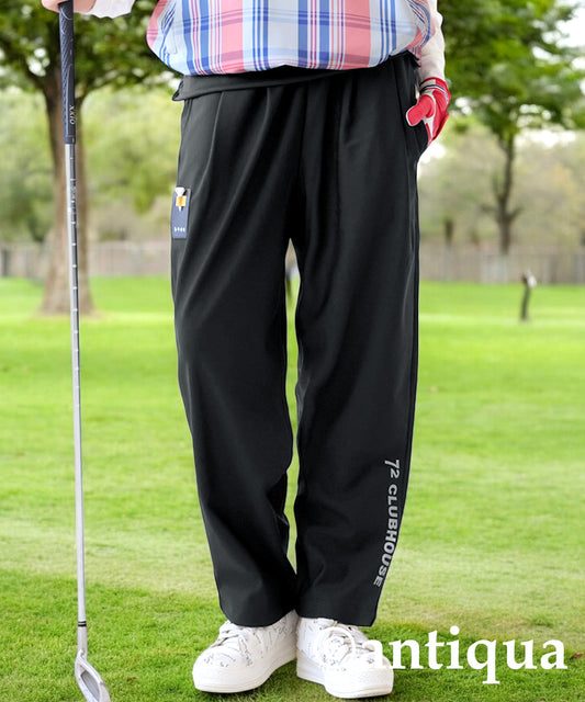 ANTIQUA GOLF×STCH Fleece Line Logo Pants Ladies