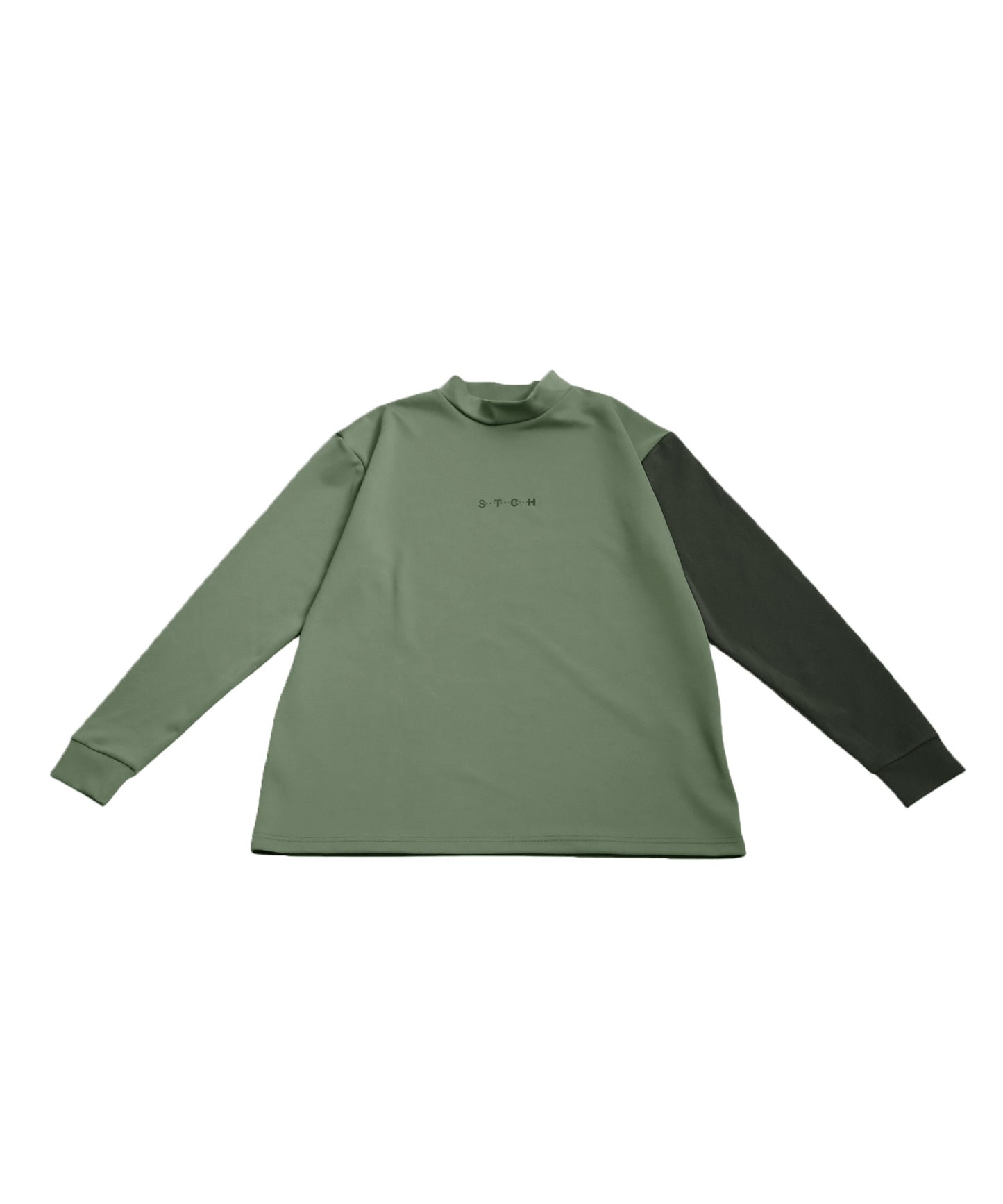 ANTIQUA GOLF×STCH Mock Neck T-Shirt Men's