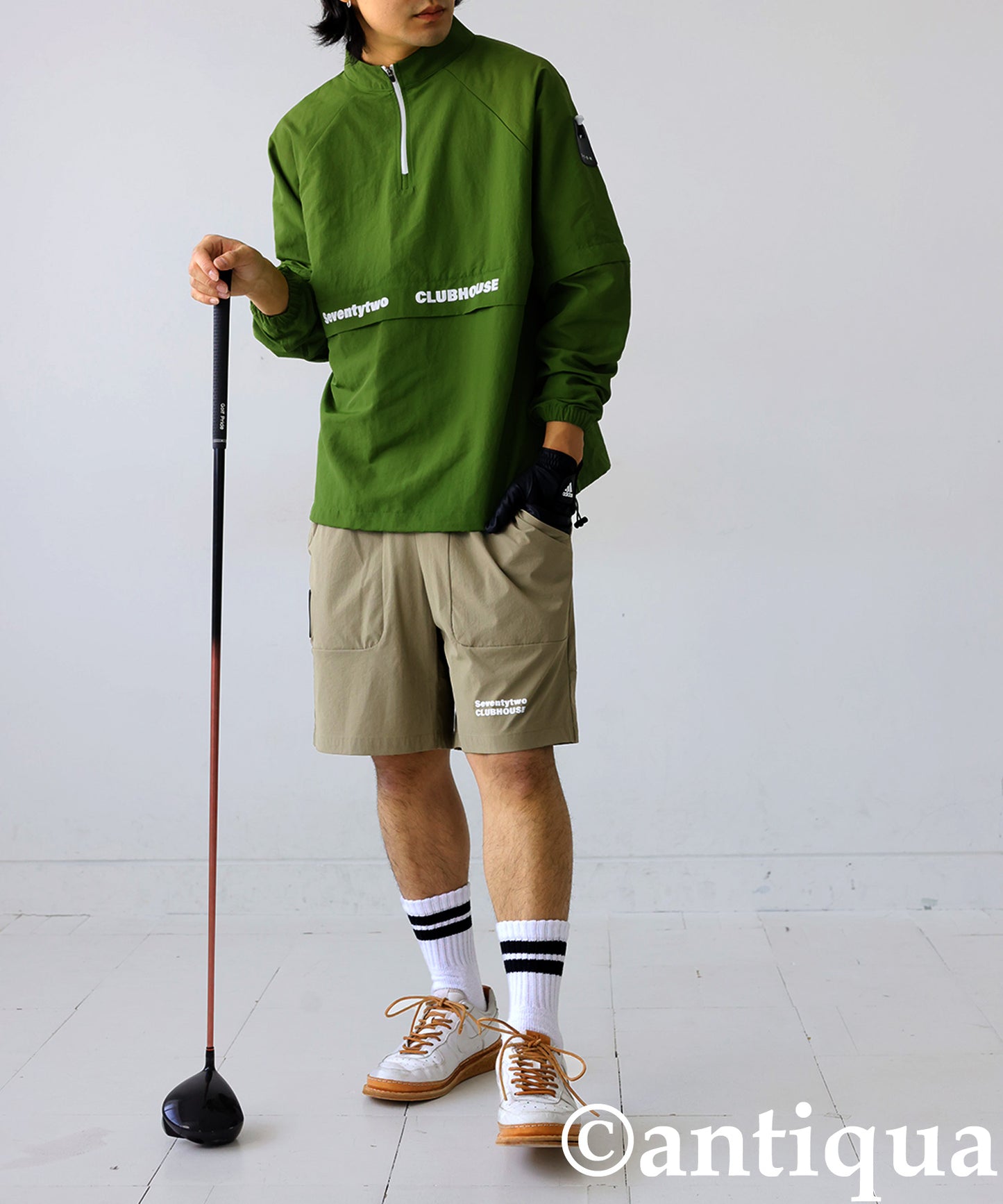 ANTIQUA GOLF×STCH 2-Way Regen Pullover Men’s