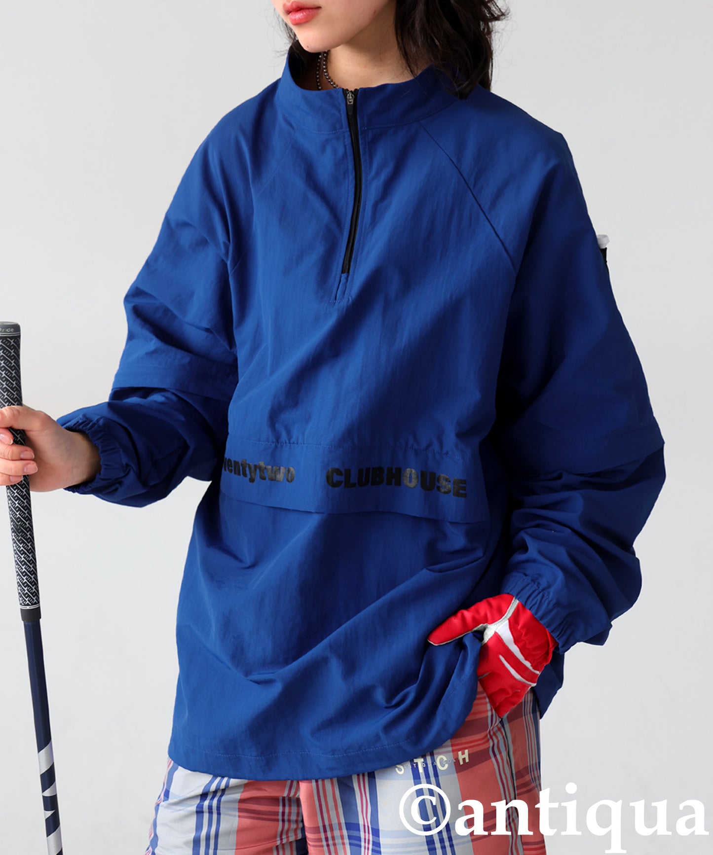 ANTIQUA GOLF×STCH 2-Way Regen Pullover Ladies