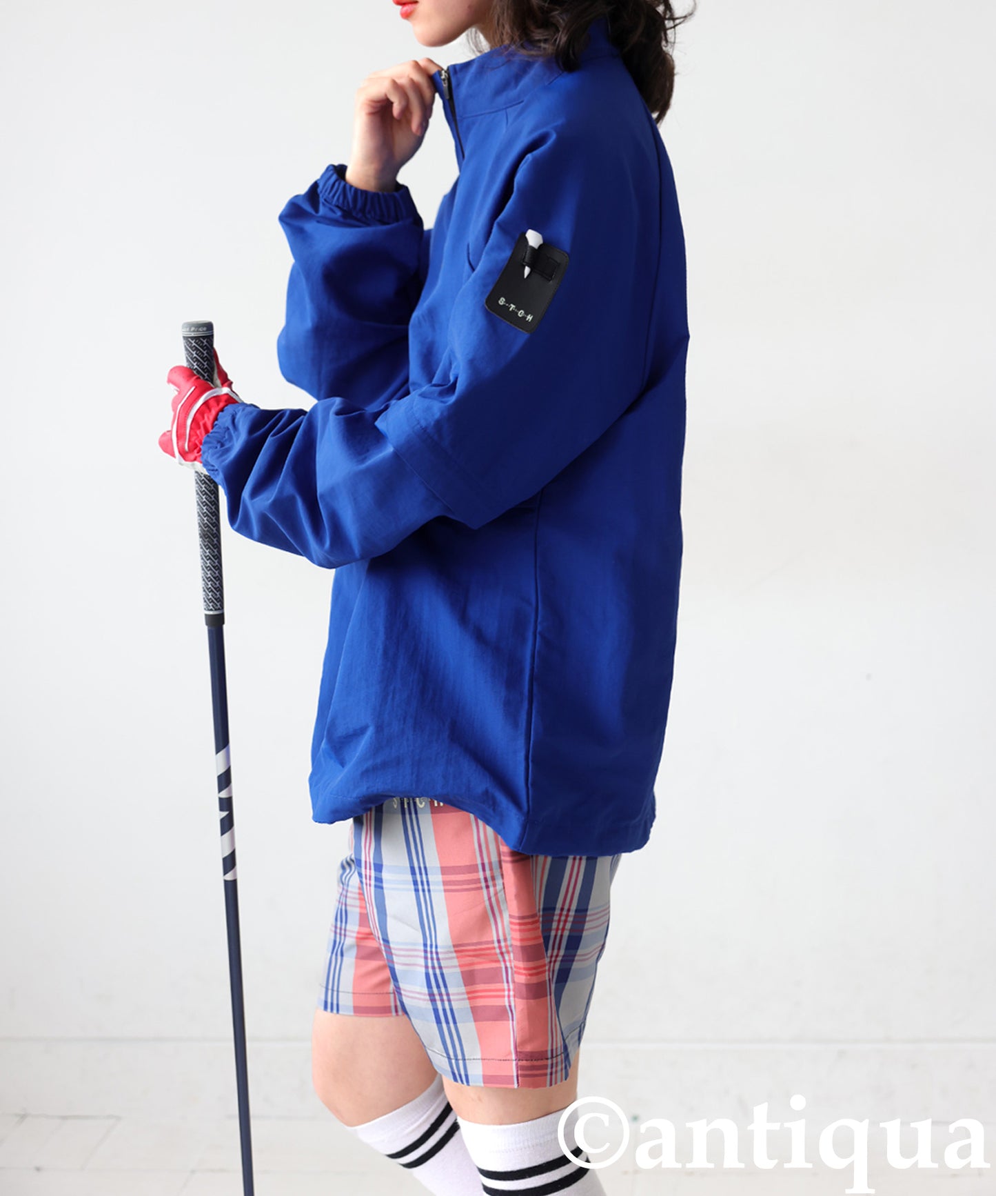 ANTIQUA GOLF×STCH 2-Way Regen Pullover Ladies