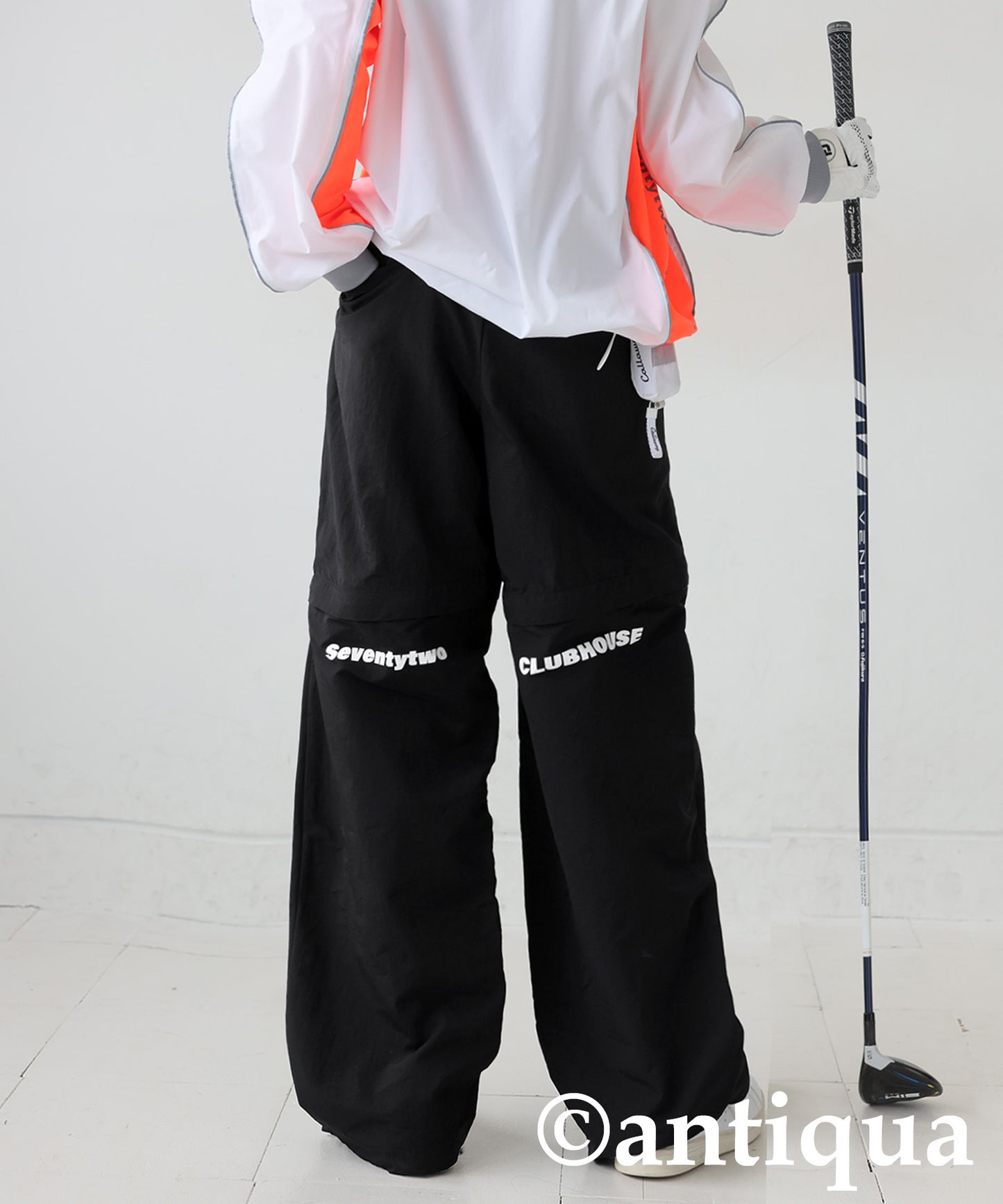 ANTIQUA GOLF×STCH 2-Way Regen Contrast Pants Ladies