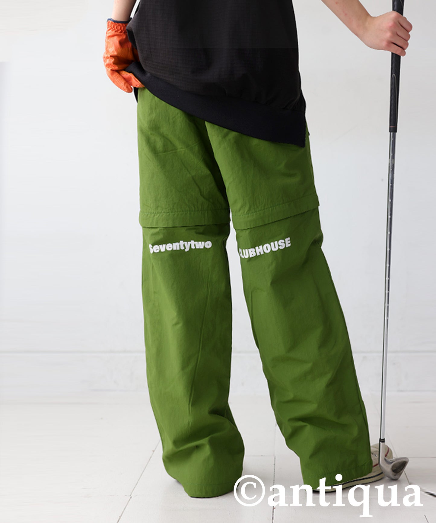 ANTIQUA GOLF×STCH 2-Way Regen Contrast Pants Ladies