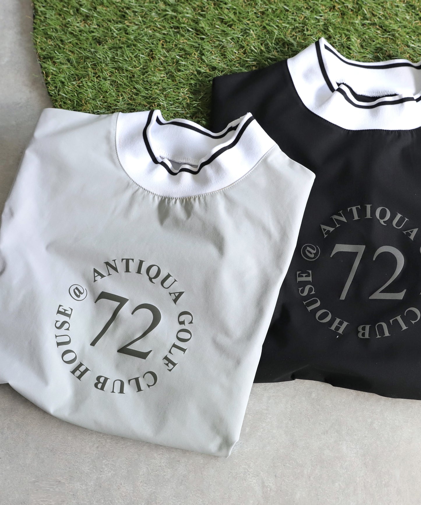 ANTIQUA GOLF×STCH Back Logo Tops Men's