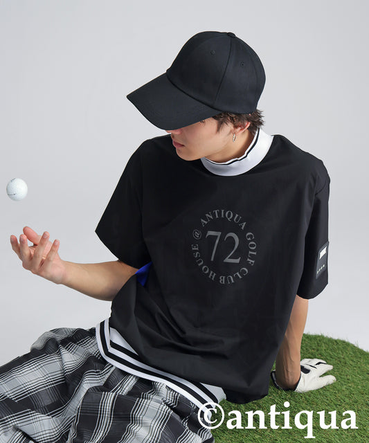 ANTIQUA GOLF×STCH Back Logo Tops Men's