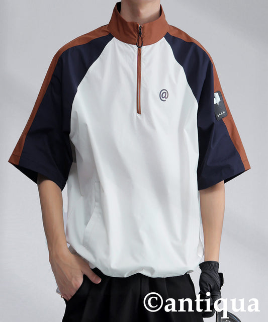 ANTIQUA GOLF×STCH Half Zip Pullover Men's
