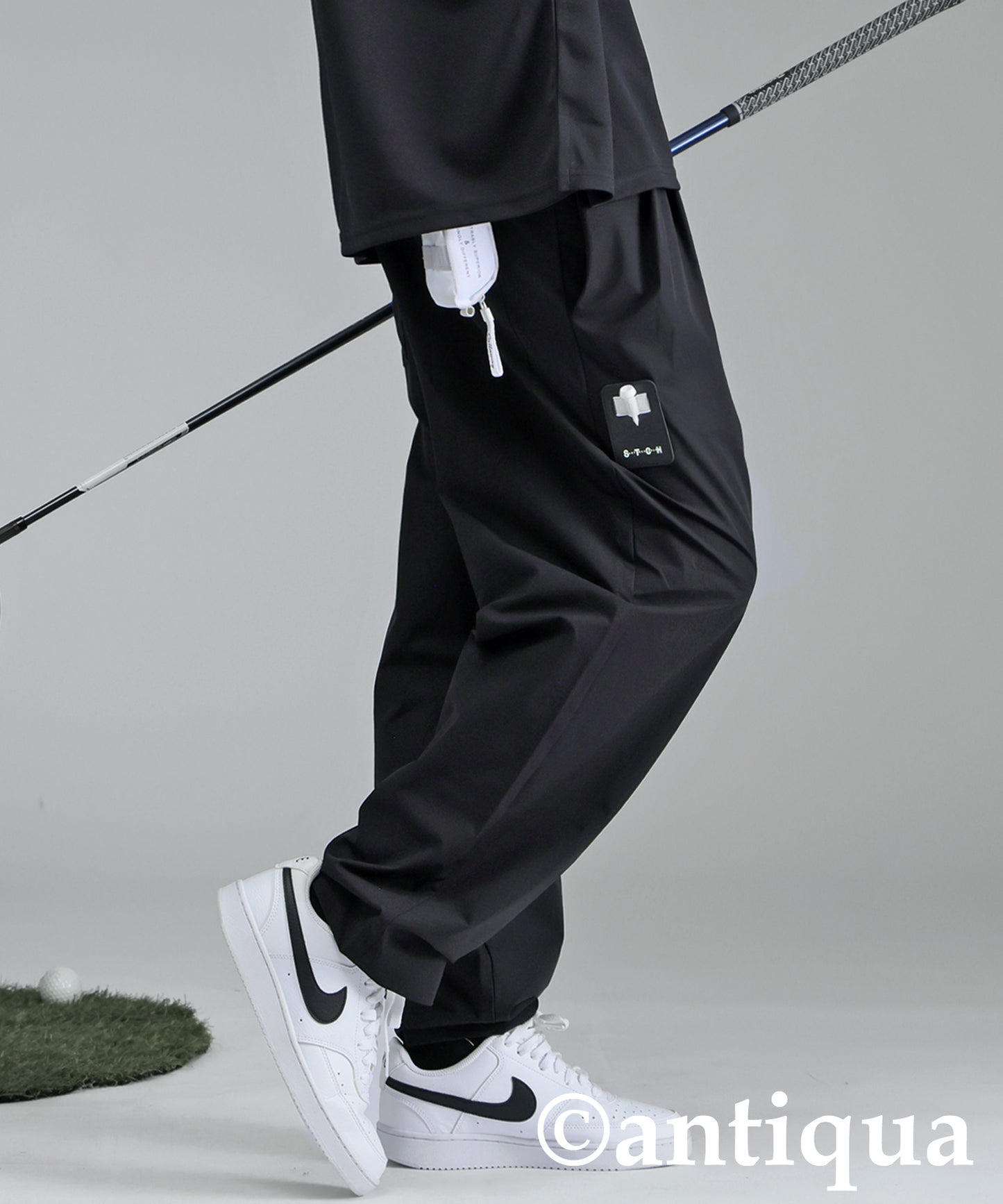 ANTIQUA GOLF×STCH Color-Coordinated Logo Pants Ladies