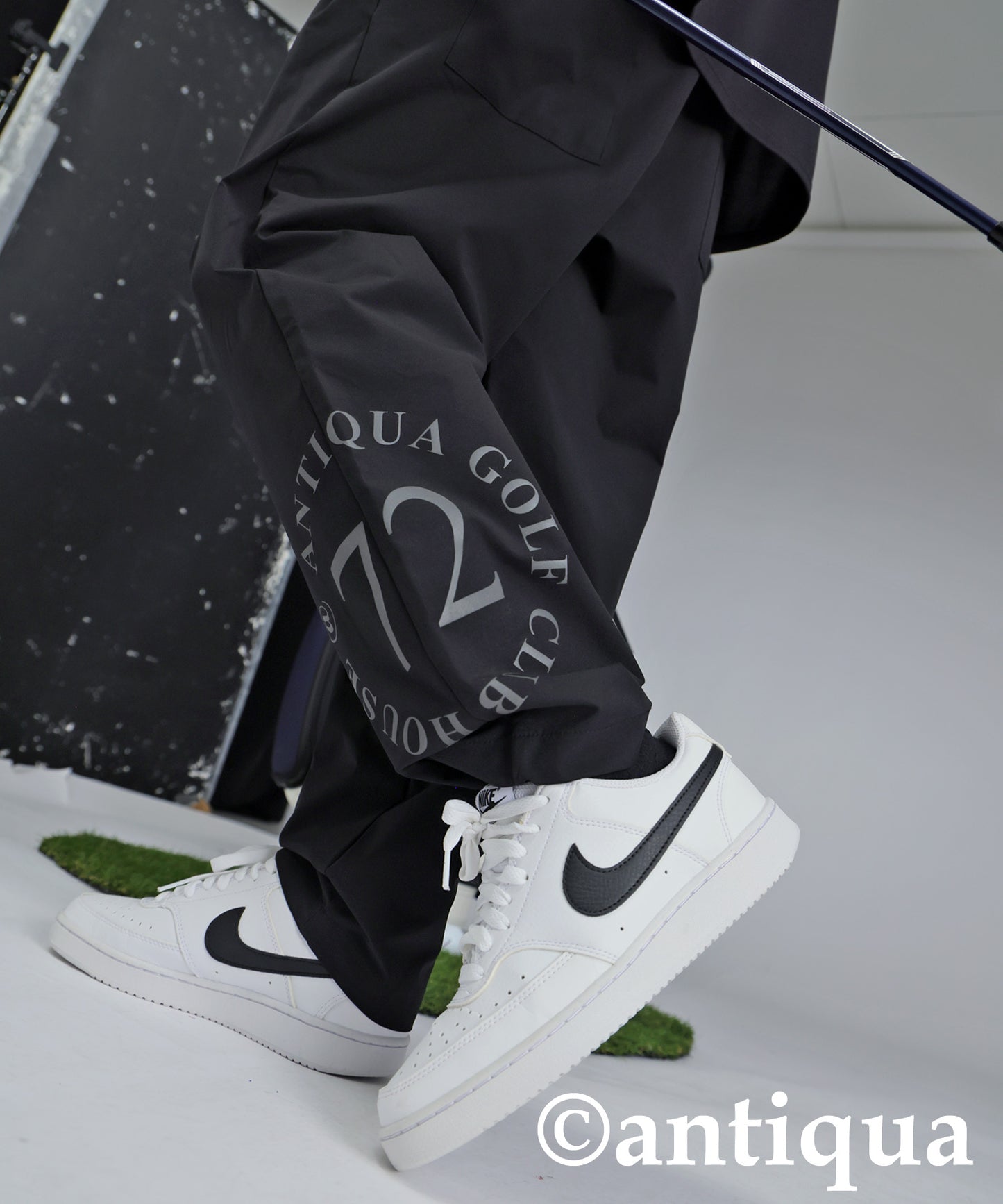 ANTIQUA GOLF×STCH Color-Coordinated Logo Pants Ladies