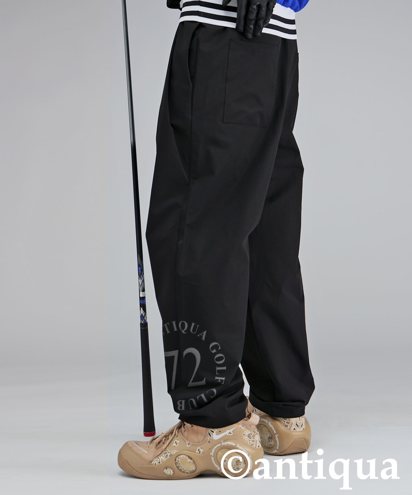 ANTIQUA GOLF×STCH Color-Coordinated Logo Pants Men's
