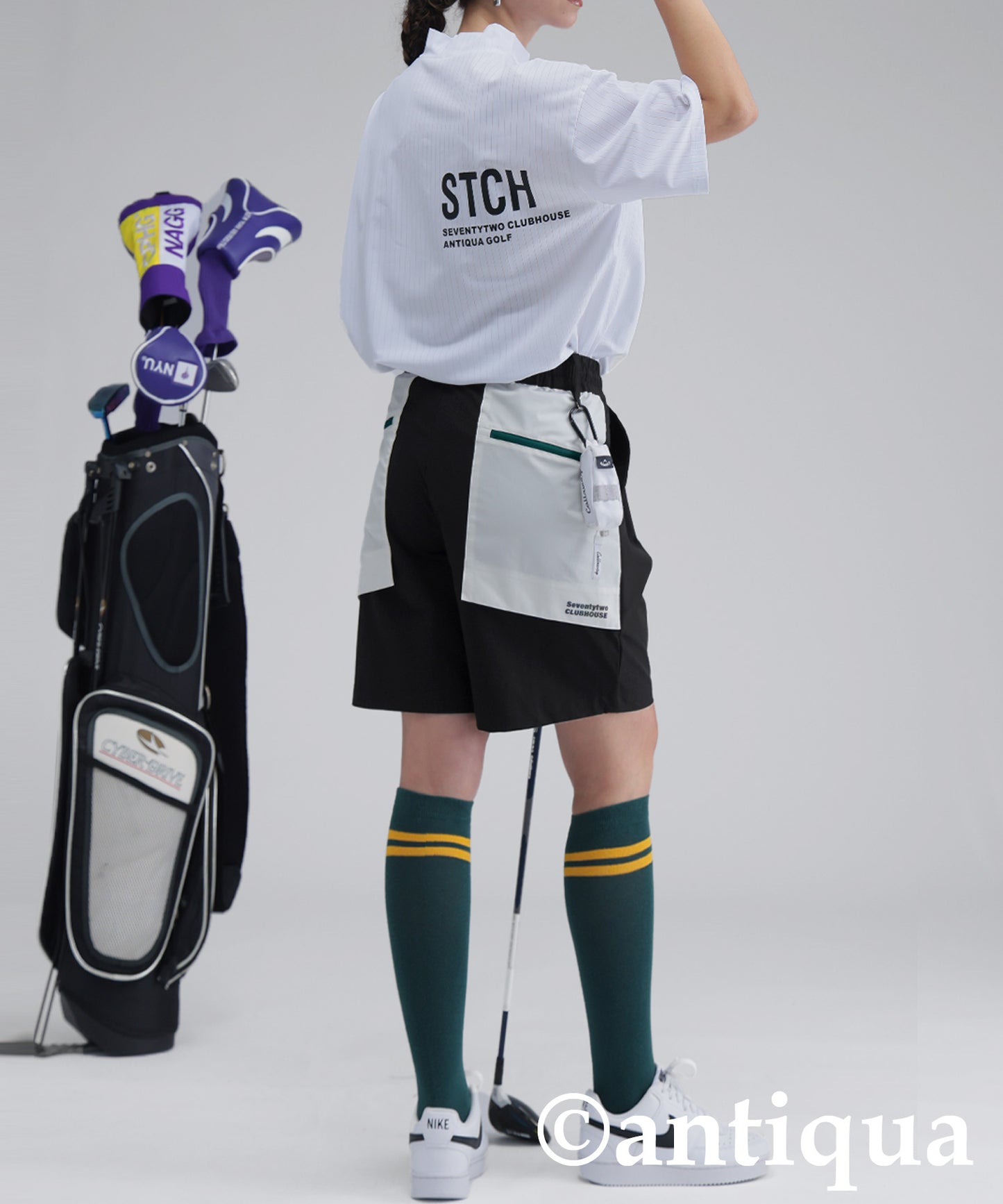 ANTIQUA GOLF×STCH Shorts Ladies