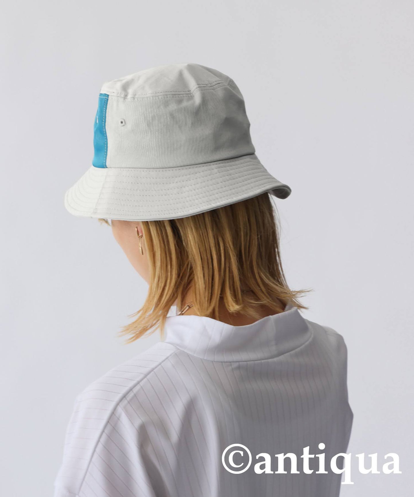 Ladies ANTIQUA GOLF × STCH Color-Coordinated Logo Bucket Hat