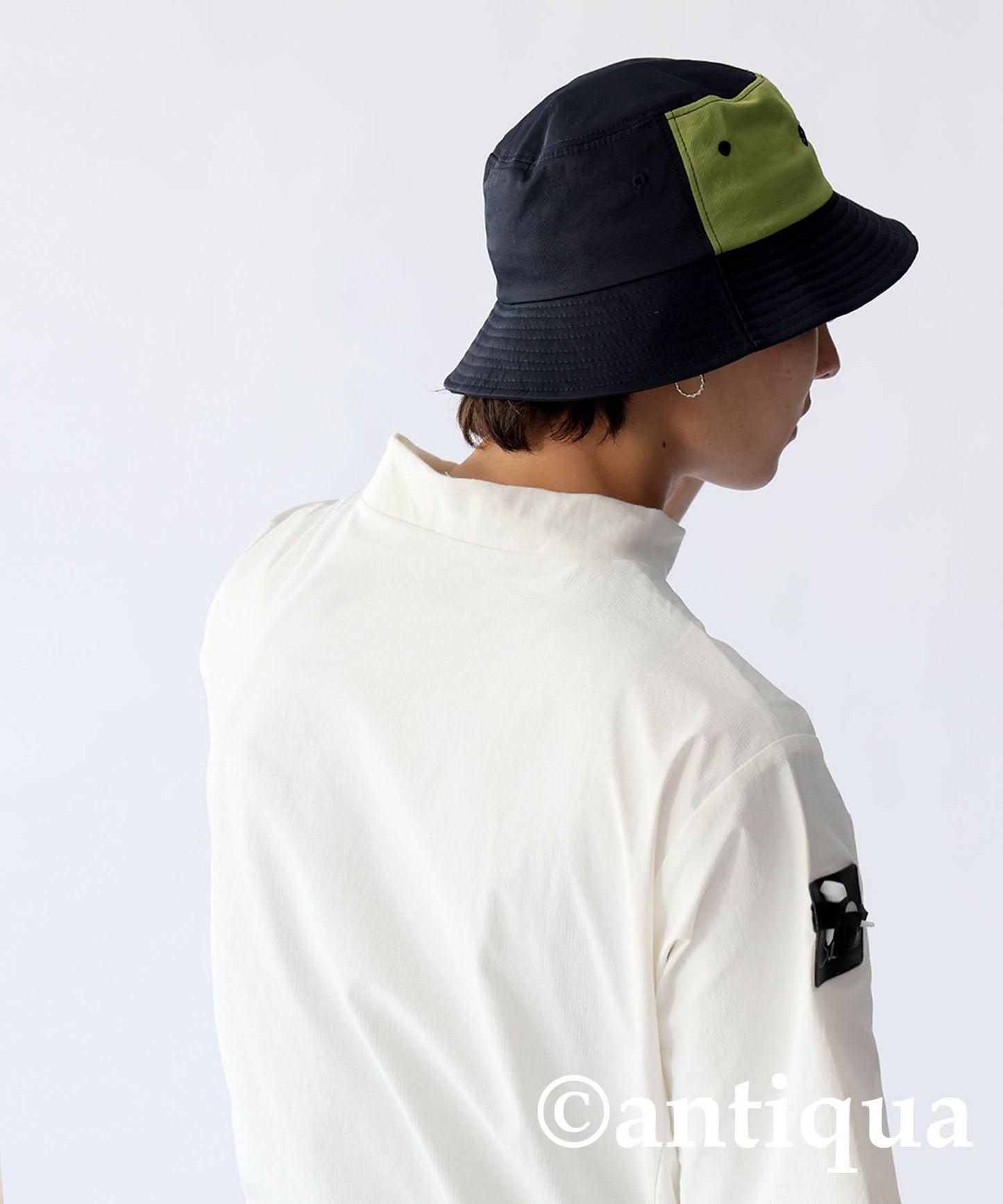 Men's ANTIQUA GOLF × STCH Color-Coordinated Logo Bucket Hat