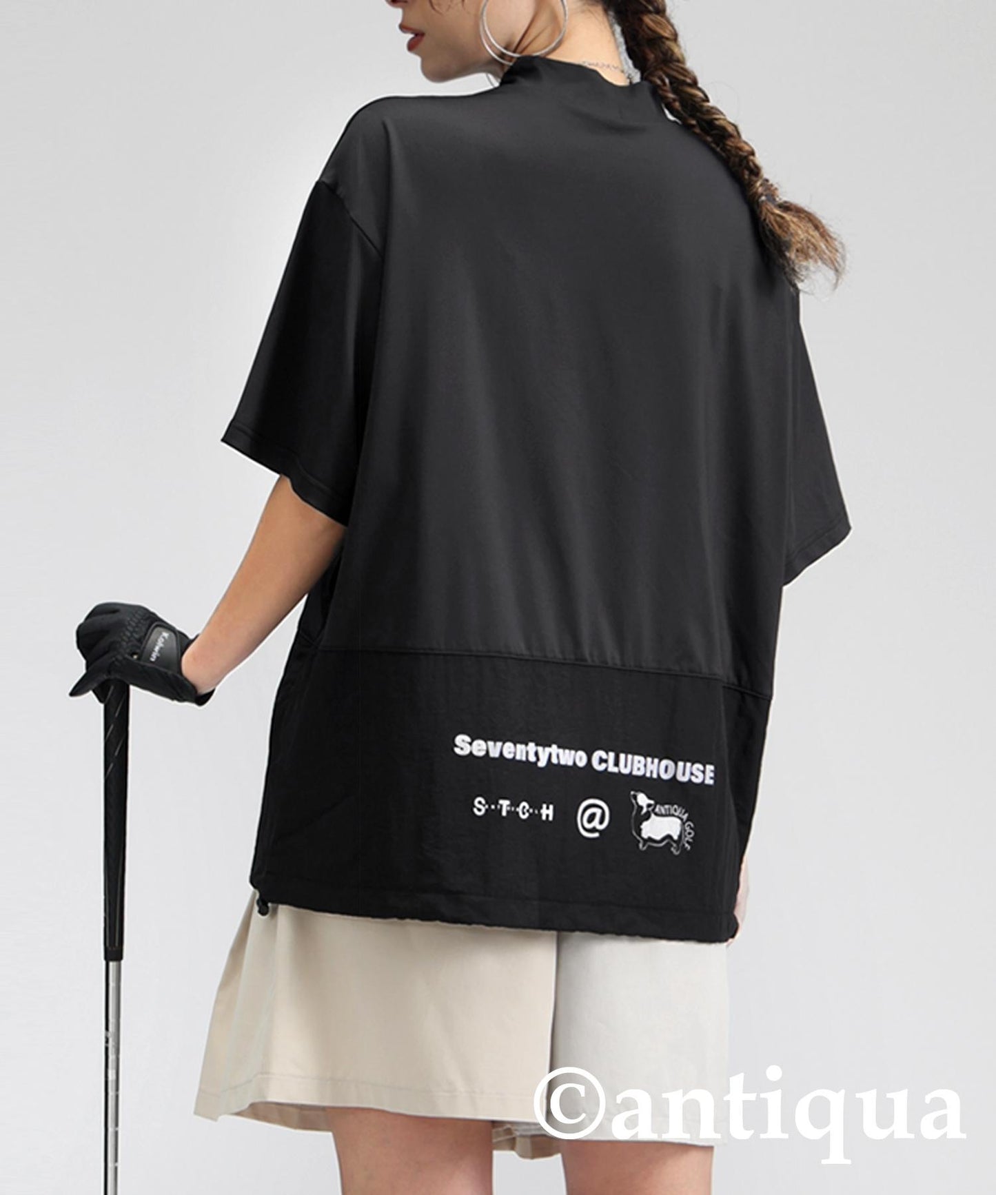 Ladies ANTIQUA GOLF × STCH Back Logo Tops